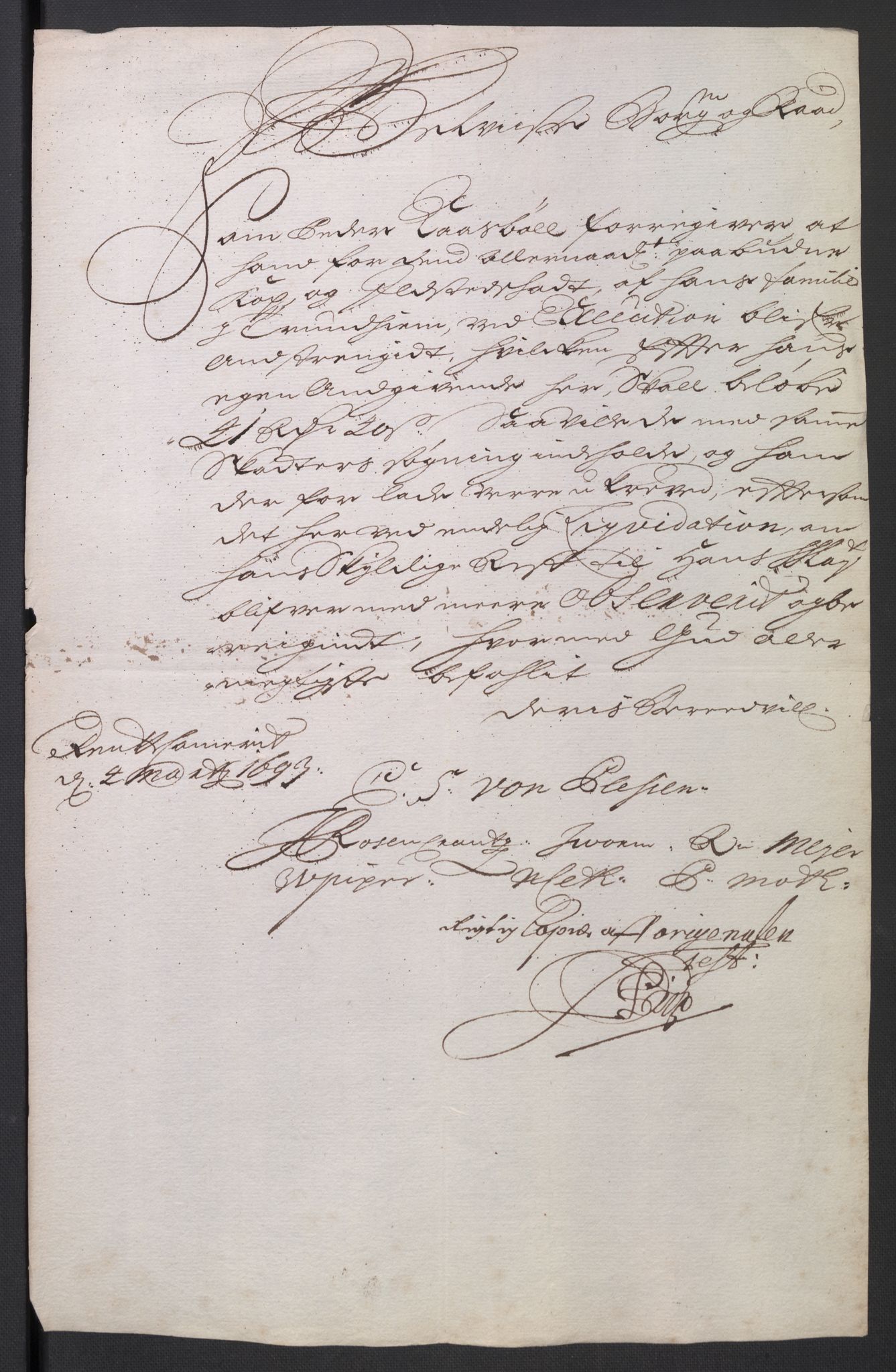 Rentekammeret inntil 1814, Reviderte regnskaper, Byregnskaper, AV/RA-EA-4066/R/Rs/L0506: [S2] Kontribusjonsregnskap, 1691-1692, p. 669