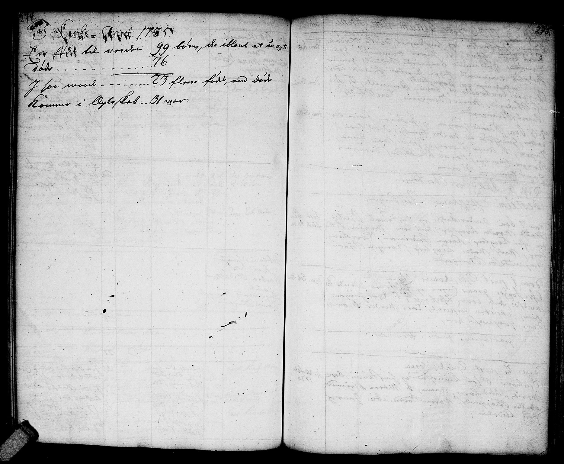 Høland prestekontor Kirkebøker, SAO/A-10346a/F/Fa/L0002: Parish register (official) no. I 2, 1728-1738, p. 274-275
