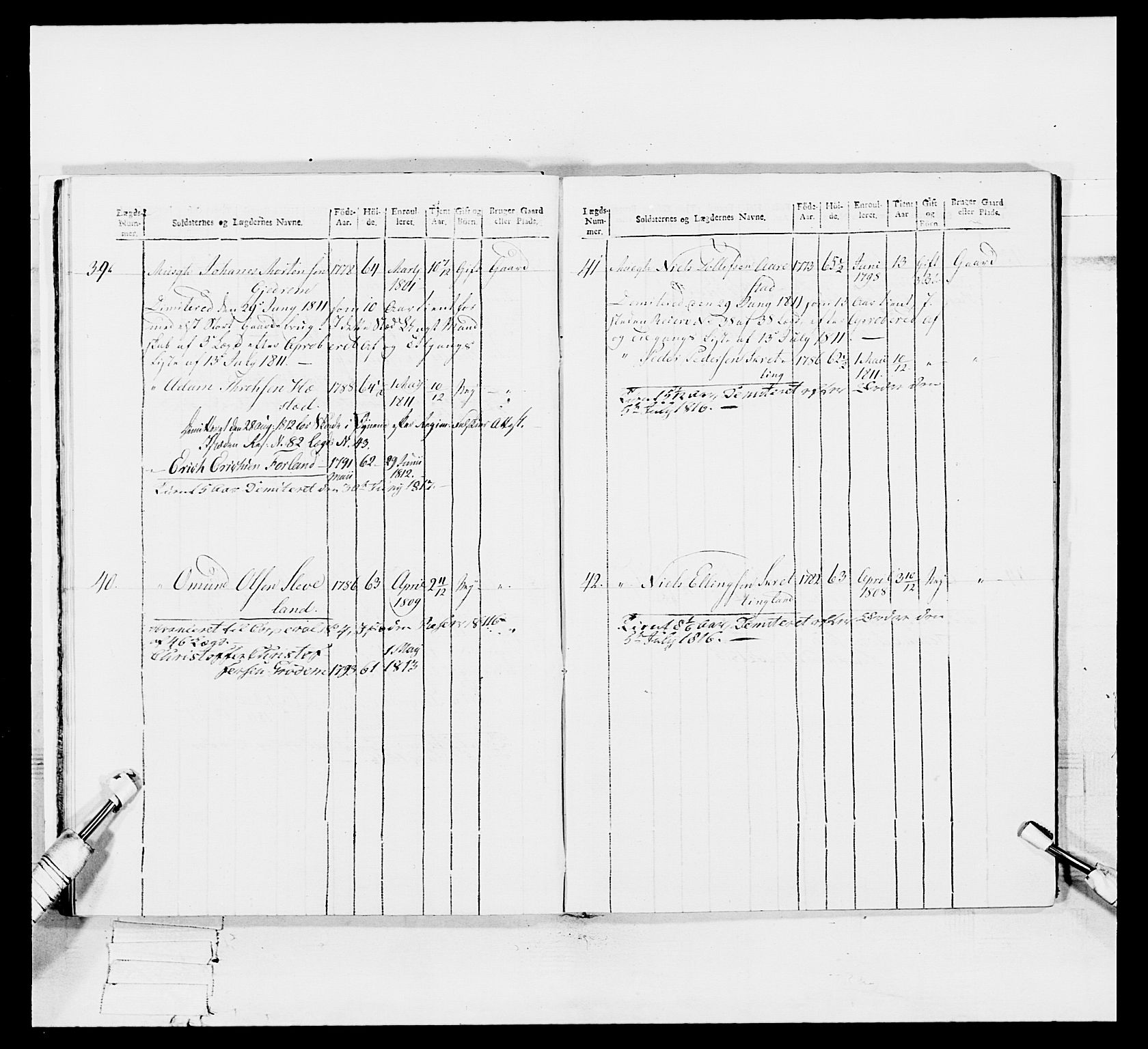 Generalitets- og kommissariatskollegiet, Det kongelige norske kommissariatskollegium, AV/RA-EA-5420/E/Eh/L0113: Vesterlenske nasjonale infanteriregiment, 1812, p. 330