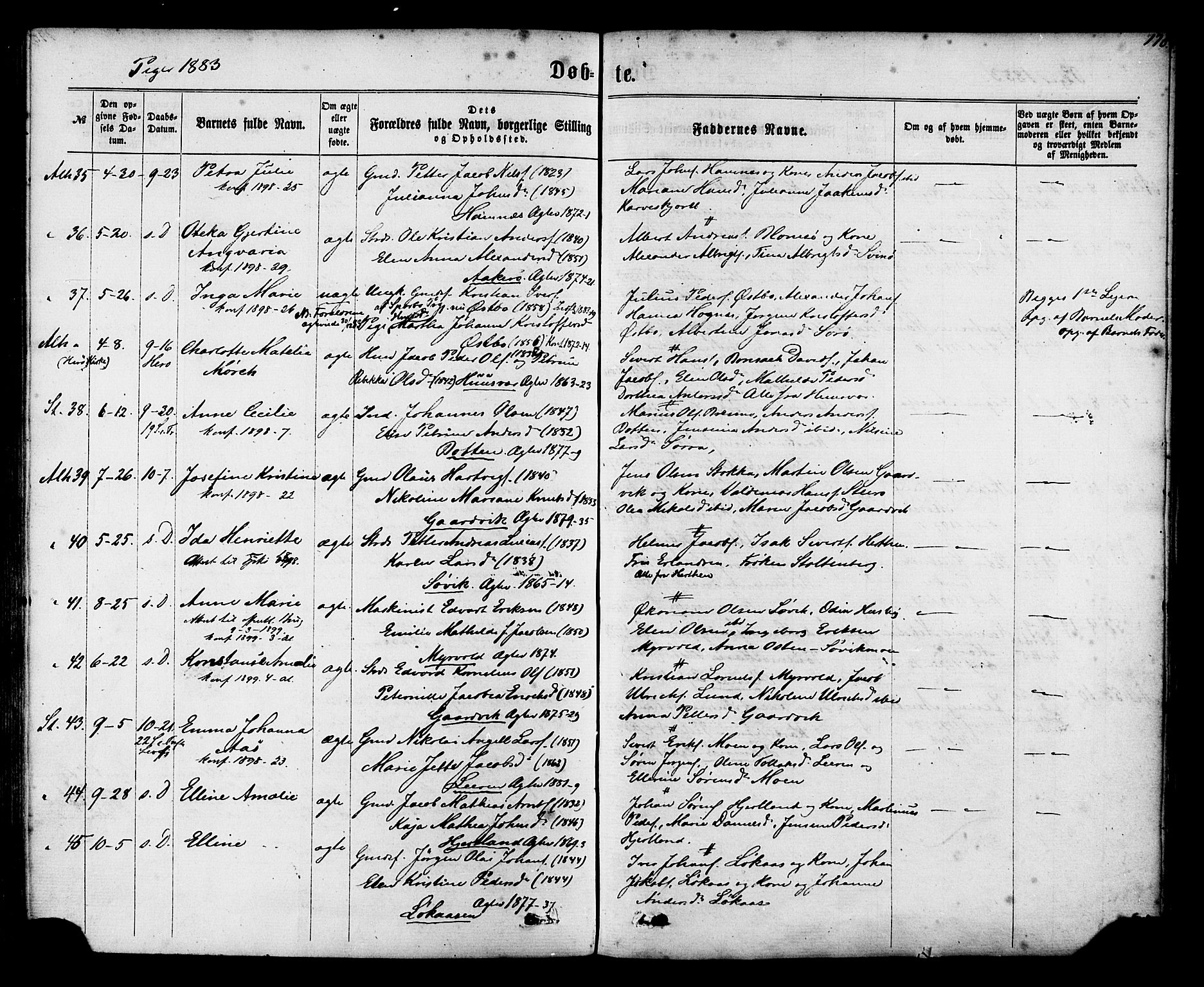 Ministerialprotokoller, klokkerbøker og fødselsregistre - Nordland, AV/SAT-A-1459/830/L0449: Parish register (official) no. 830A13, 1866-1886, p. 178