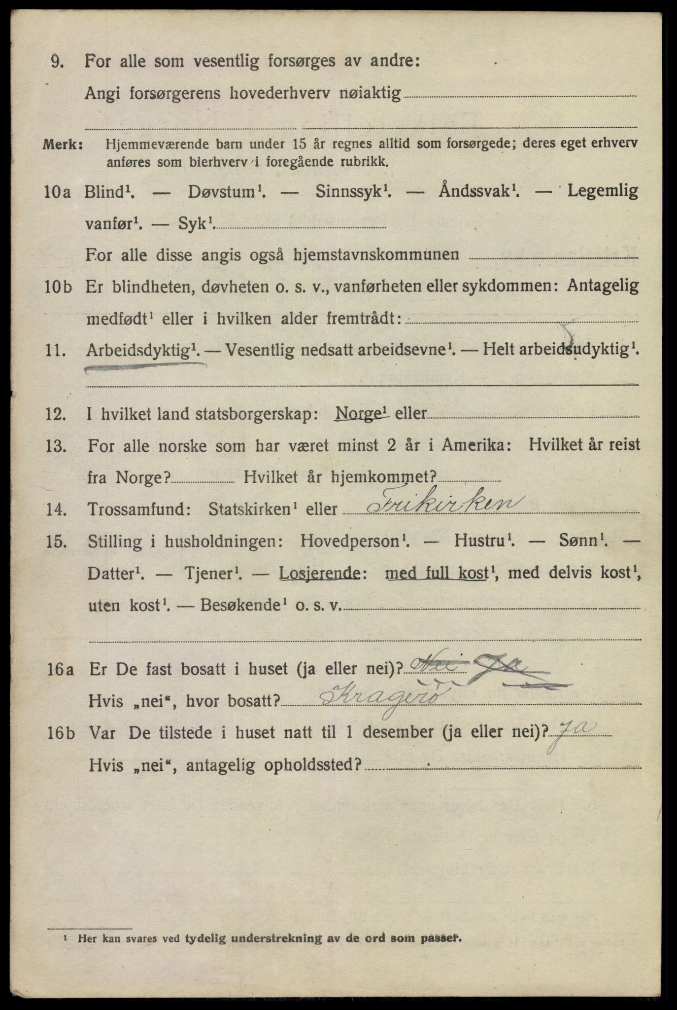 SAO, 1920 census for Kristiania, 1920, p. 169200