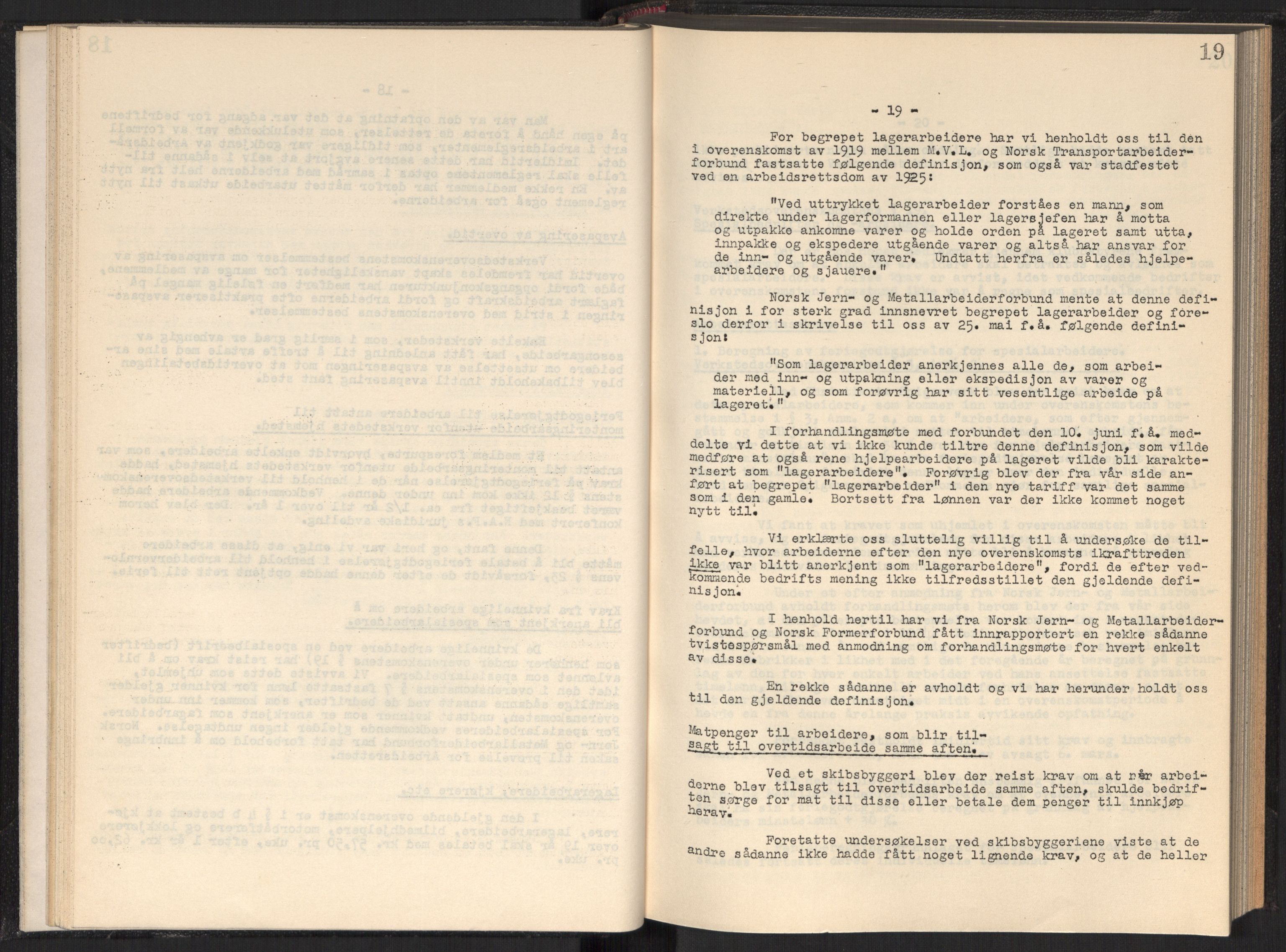 Teknologibedriftenes Landsforening TBL, AV/RA-PA-1700/A/Ad/L0006: Årsberetning med register, 1937-1943, p. 19