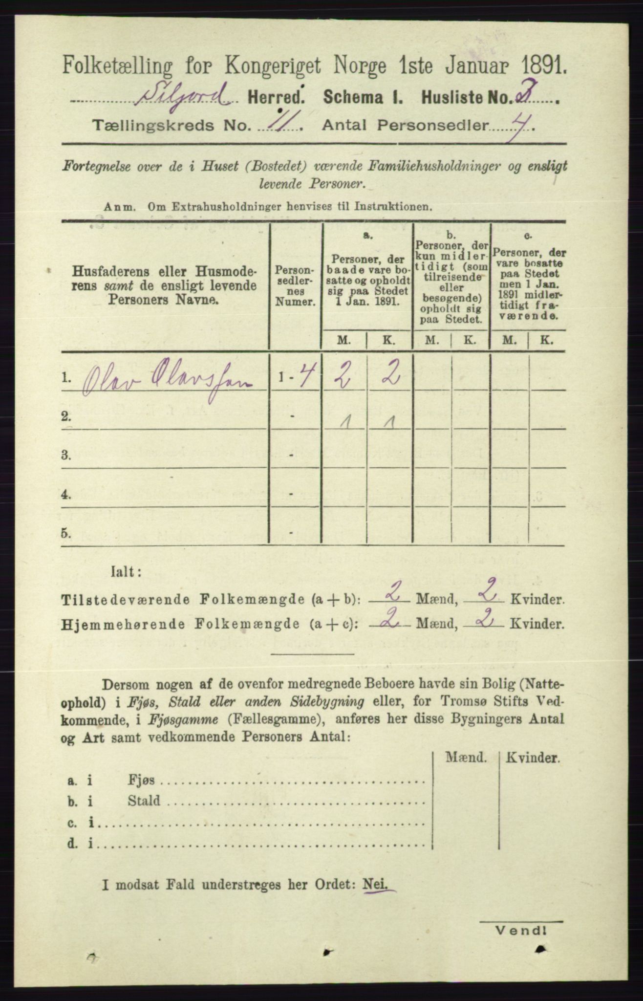 RA, 1891 census for 0828 Seljord, 1891, p. 3765