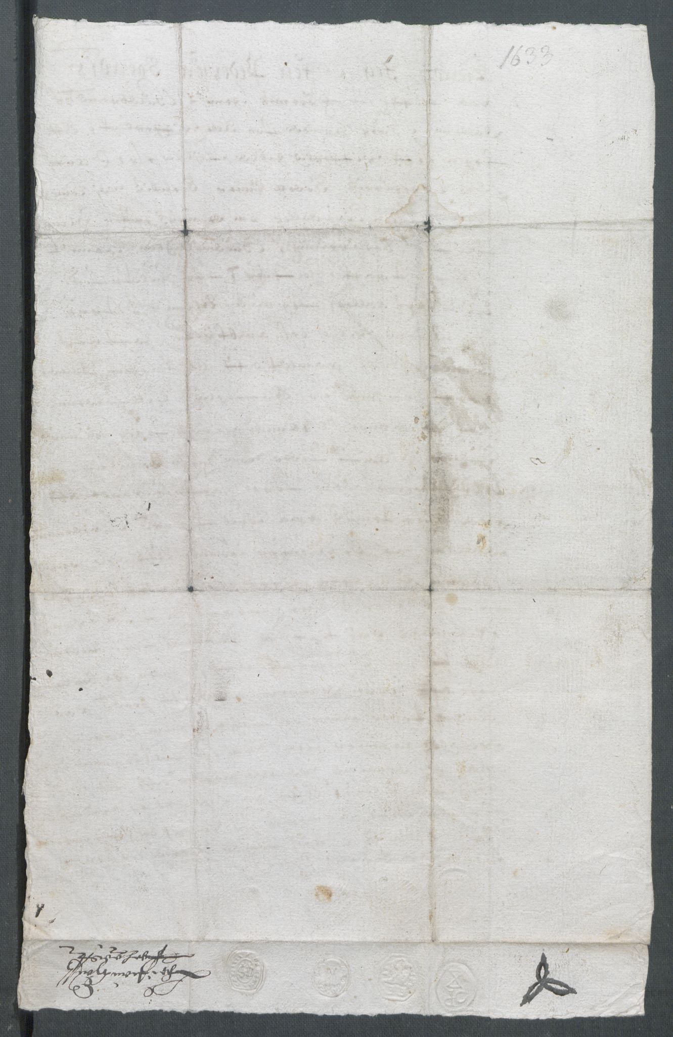 Riksarkivets diplomsamling, AV/RA-EA-5965/F02/L0144: Dokumenter, 1633, p. 22