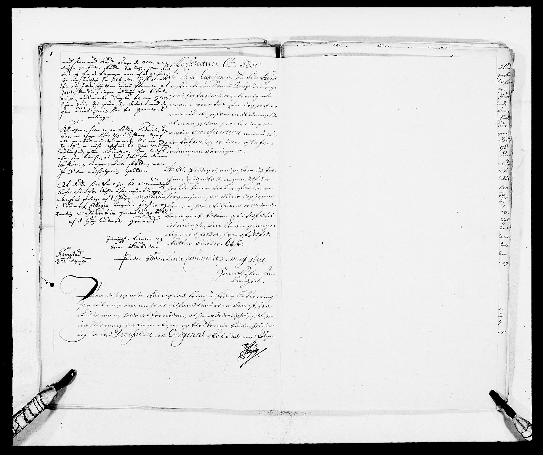 Rentekammeret inntil 1814, Reviderte regnskaper, Fogderegnskap, AV/RA-EA-4092/R09/L0436: Fogderegnskap Follo, 1685-1691, p. 358