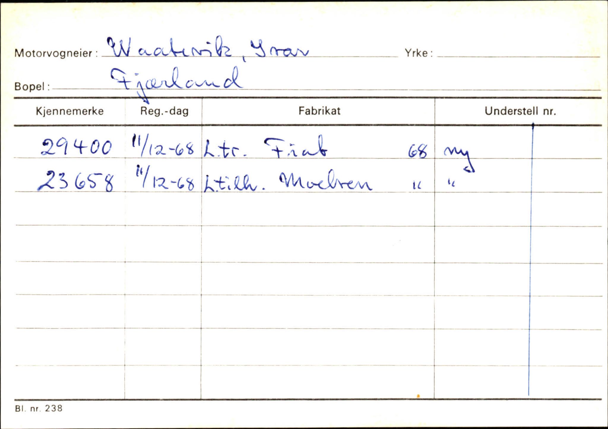 Statens vegvesen, Sogn og Fjordane vegkontor, SAB/A-5301/4/F/L0132: Eigarregister Askvoll A-Å. Balestrand A-Å, 1945-1975, p. 2521