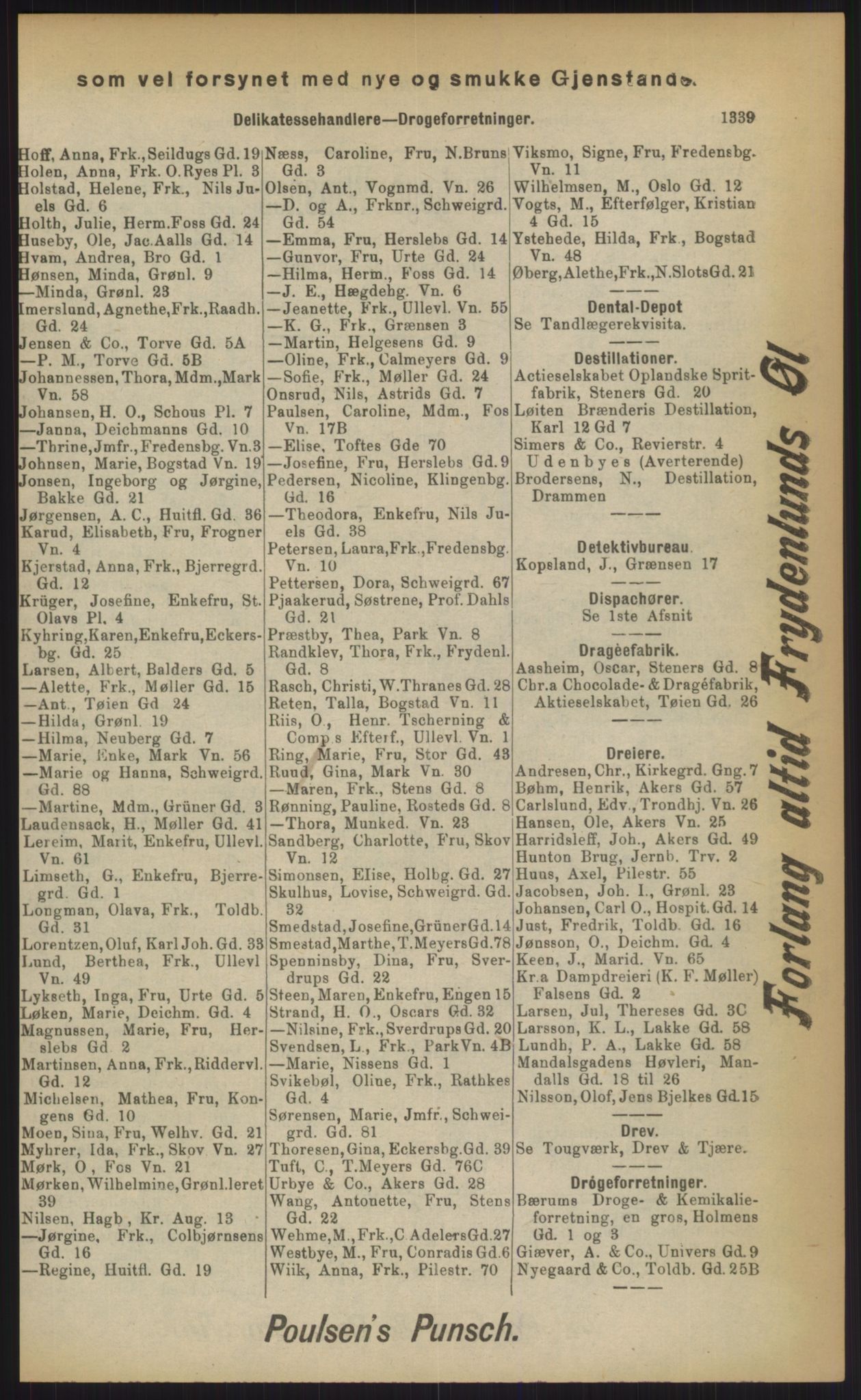 Kristiania/Oslo adressebok, PUBL/-, 1903, p. 1339