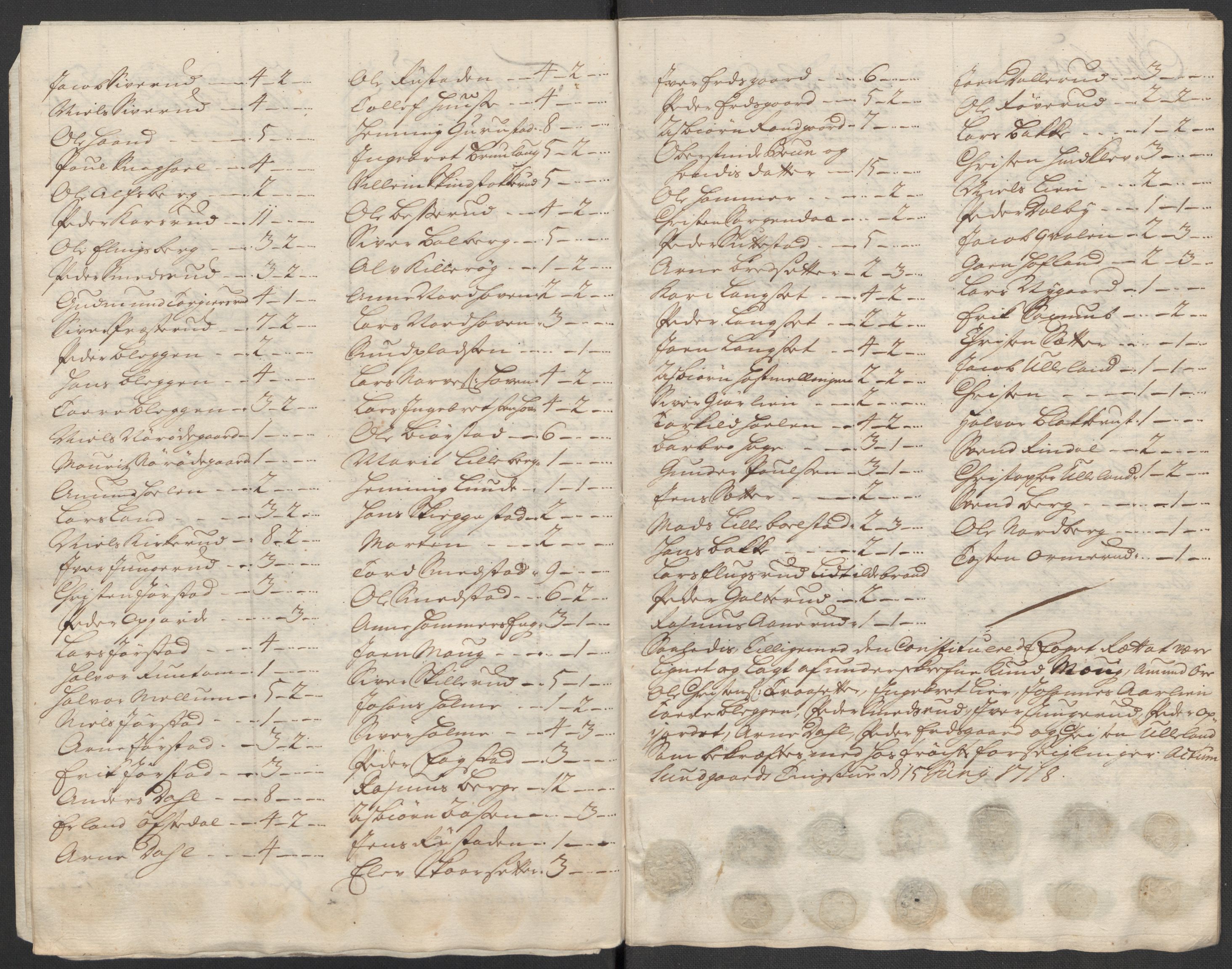 Rentekammeret inntil 1814, Reviderte regnskaper, Fogderegnskap, AV/RA-EA-4092/R17/L1188: Fogderegnskap Gudbrandsdal, 1718, p. 50