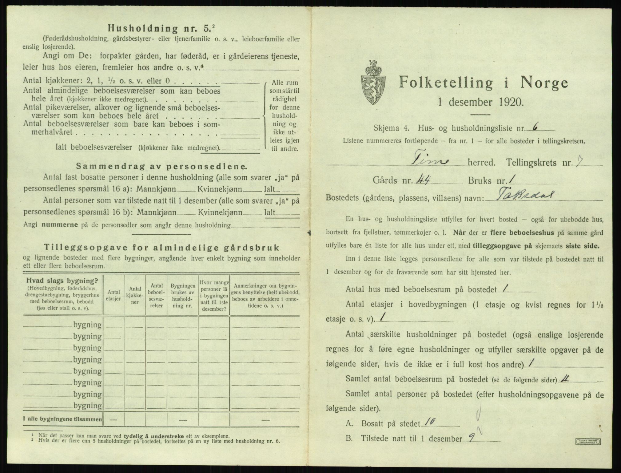 SAST, 1920 census for Time, 1920, p. 1025