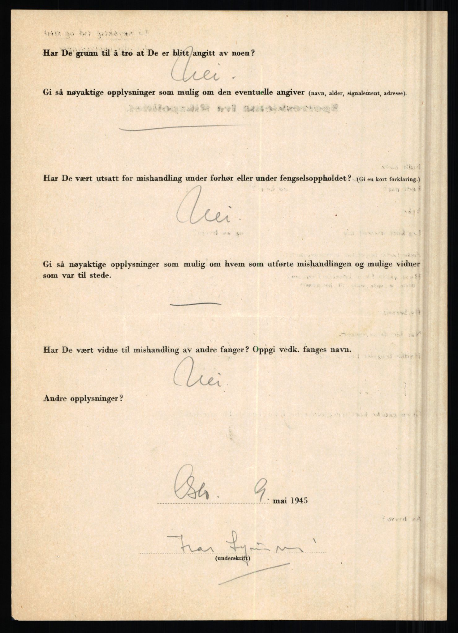 Rikspolitisjefen, AV/RA-S-1560/L/L0011: Lucassen, Oscar Fredrik - Moen, Olav, 1940-1945, p. 214