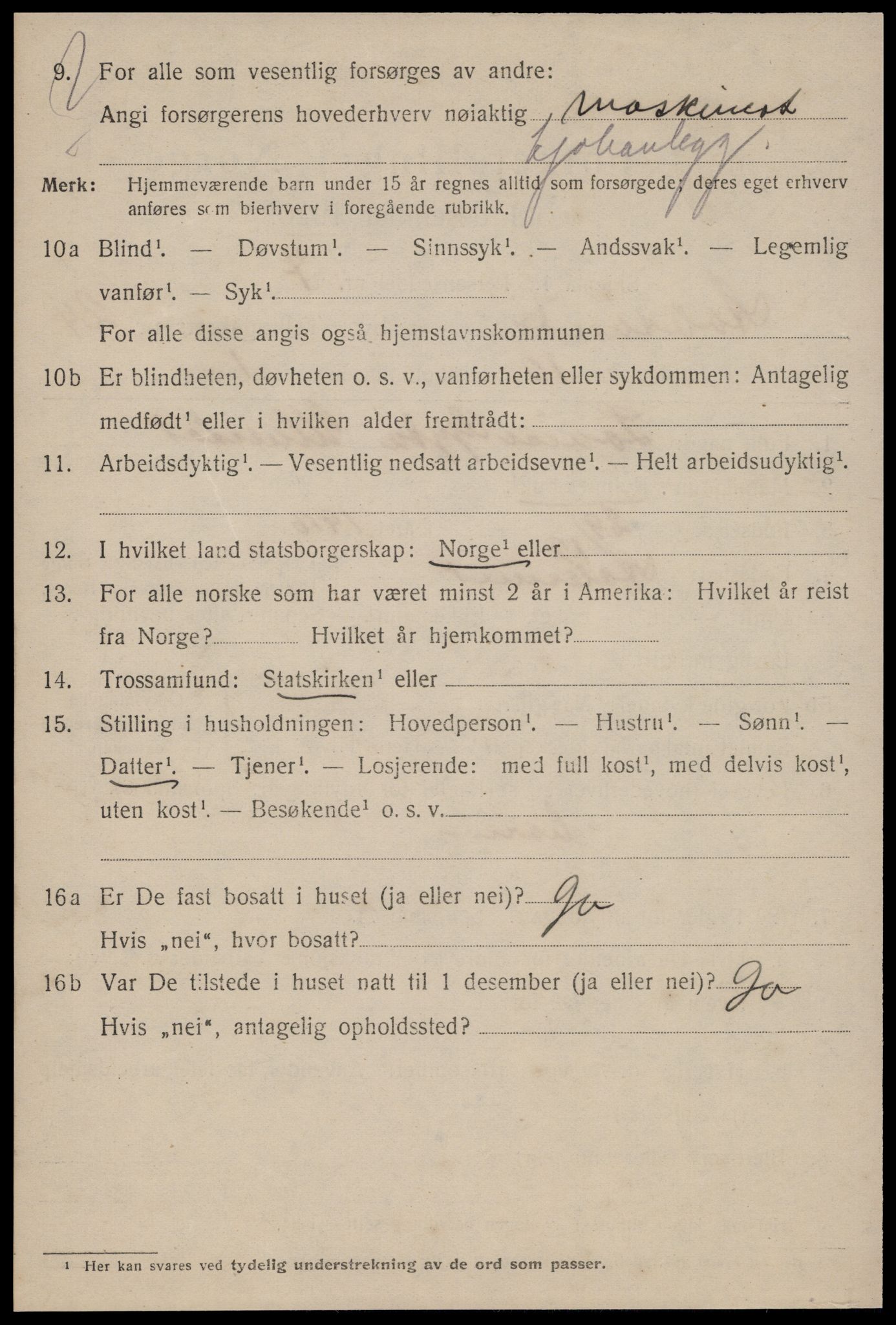 SAT, 1920 census for Ålesund, 1920, p. 43389