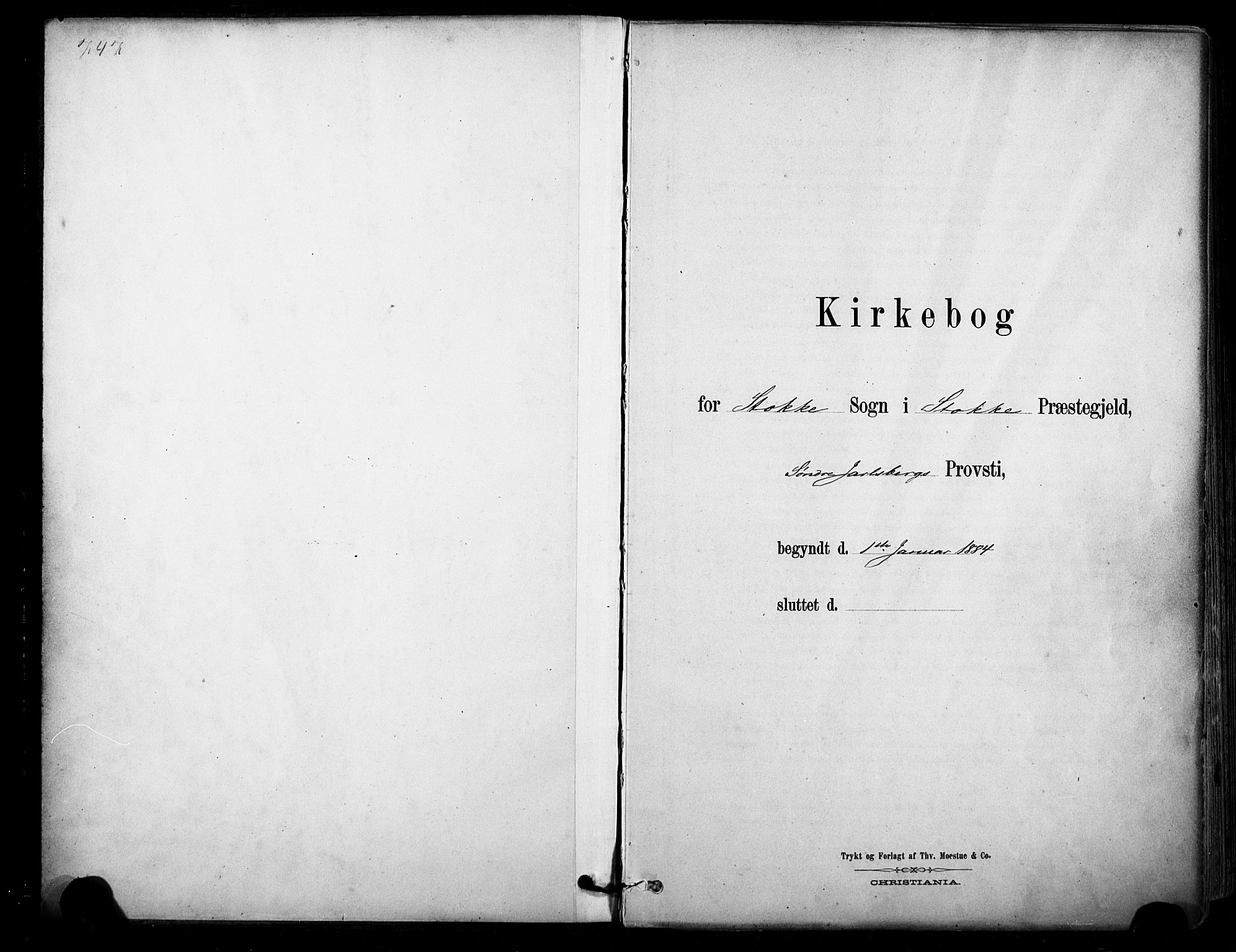 Stokke kirkebøker, SAKO/A-320/F/Fa/L0010: Parish register (official) no. I 10, 1884-1903