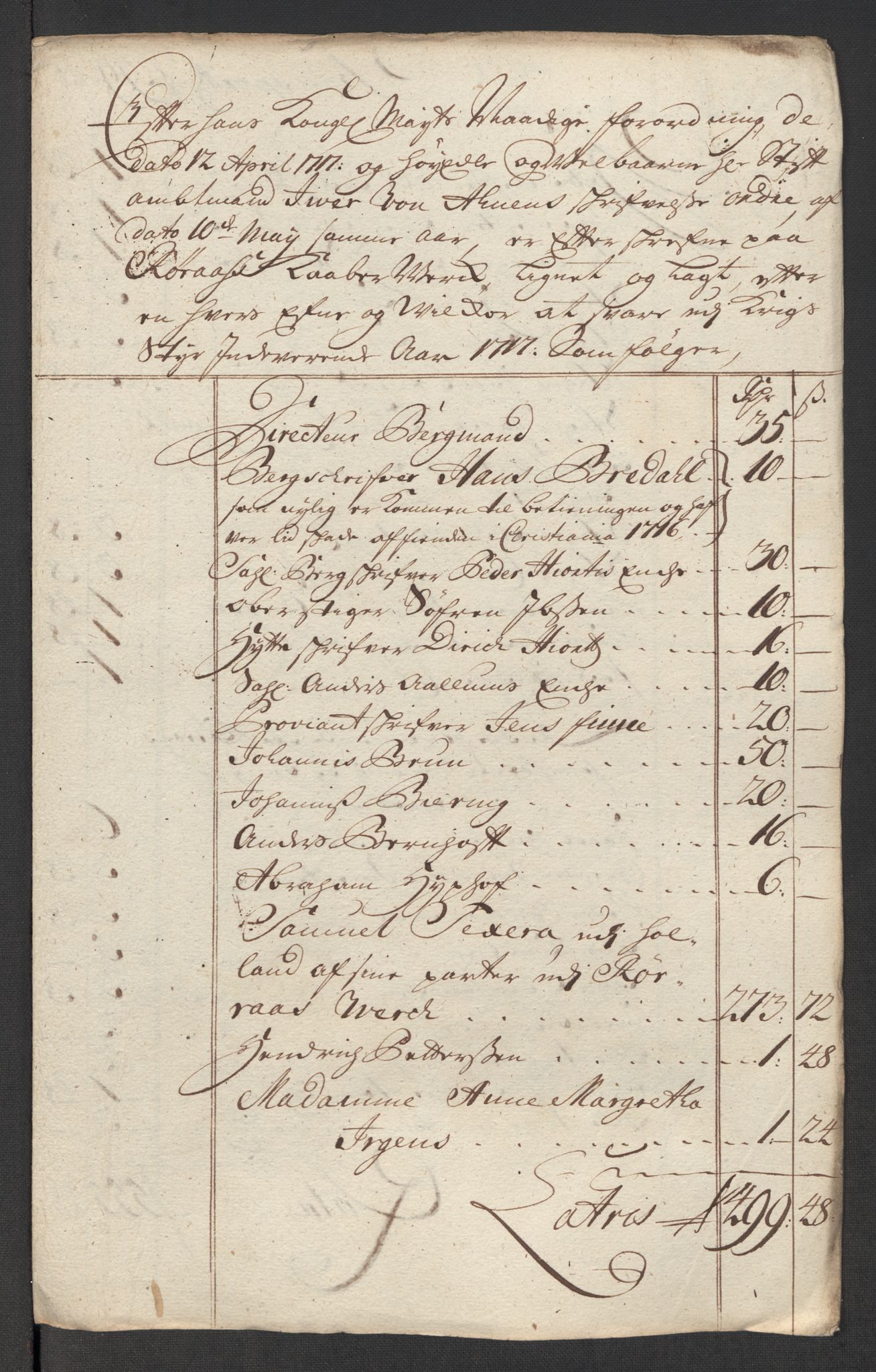 Rentekammeret inntil 1814, Reviderte regnskaper, Fogderegnskap, RA/EA-4092/R60/L3969: Fogderegnskap Orkdal og Gauldal, 1717, p. 385