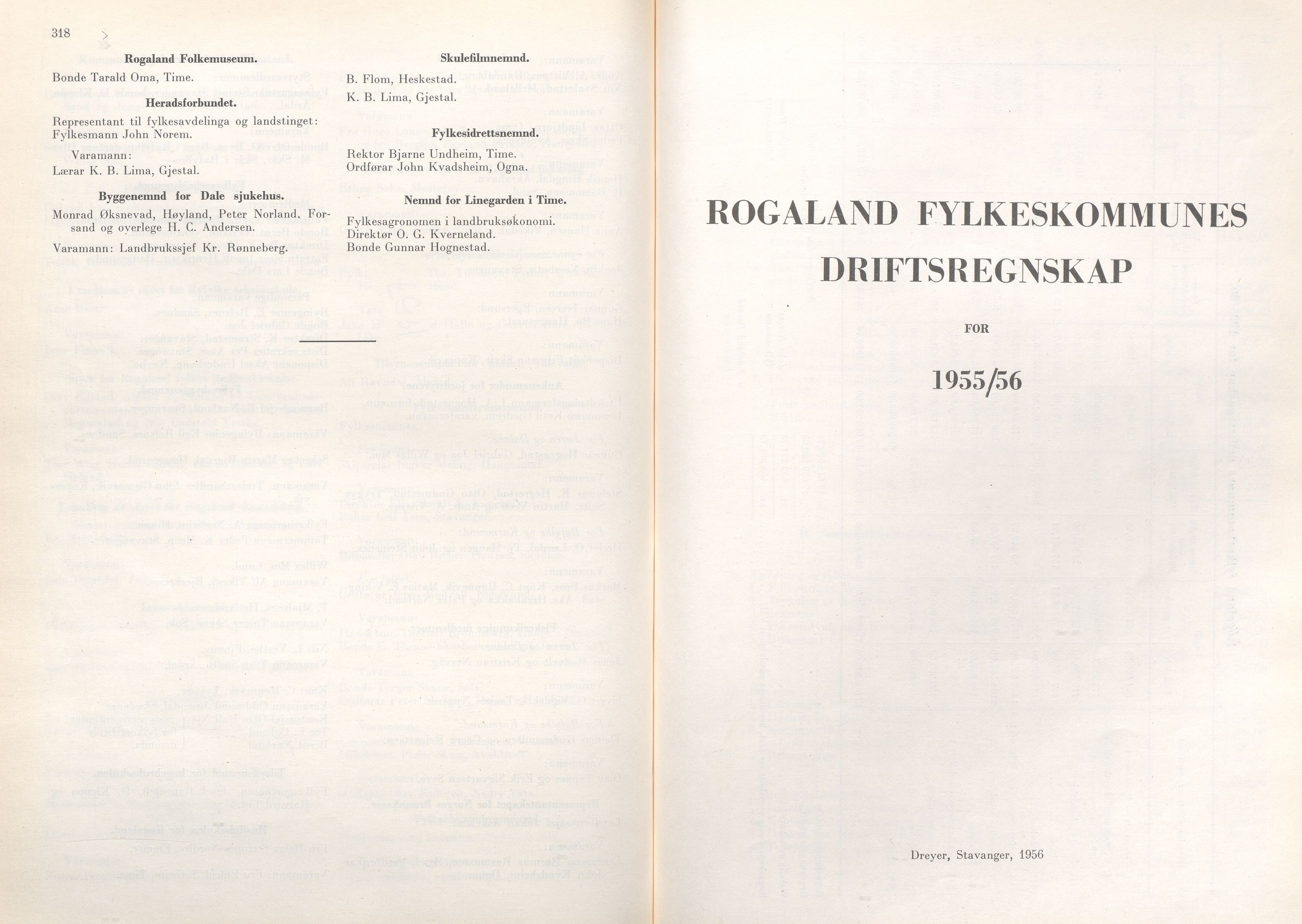 Rogaland fylkeskommune - Fylkesrådmannen , IKAR/A-900/A/Aa/Aaa/L0076: Møtebok , 1957, p. 318