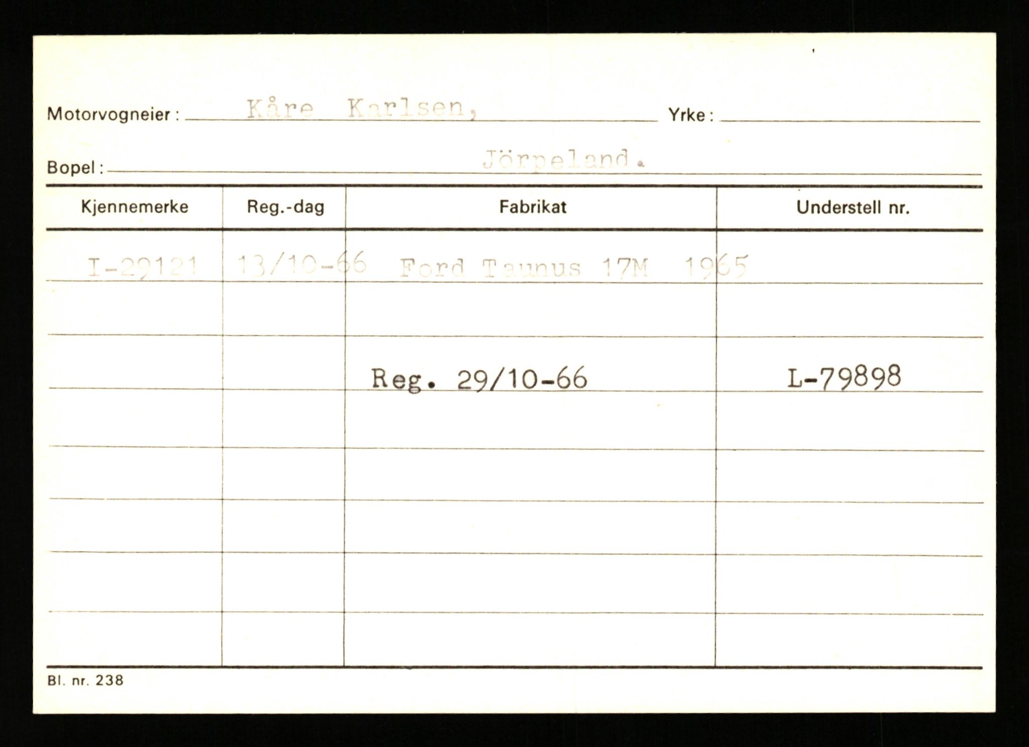 Stavanger trafikkstasjon, AV/SAST-A-101942/0/G/L0005: Registreringsnummer: 23000 - 34245, 1930-1971, p. 1927