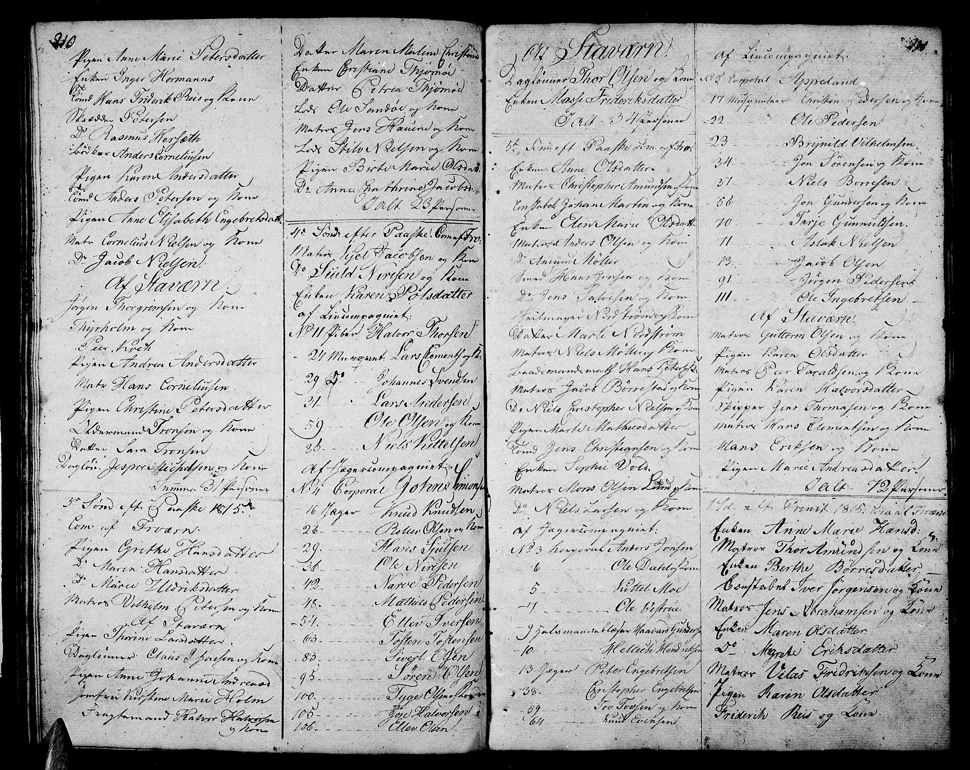 Stavern kirkebøker, AV/SAKO-A-318/F/Fa/L0005: Parish register (official) no. 5, 1800-1816, p. 210-211