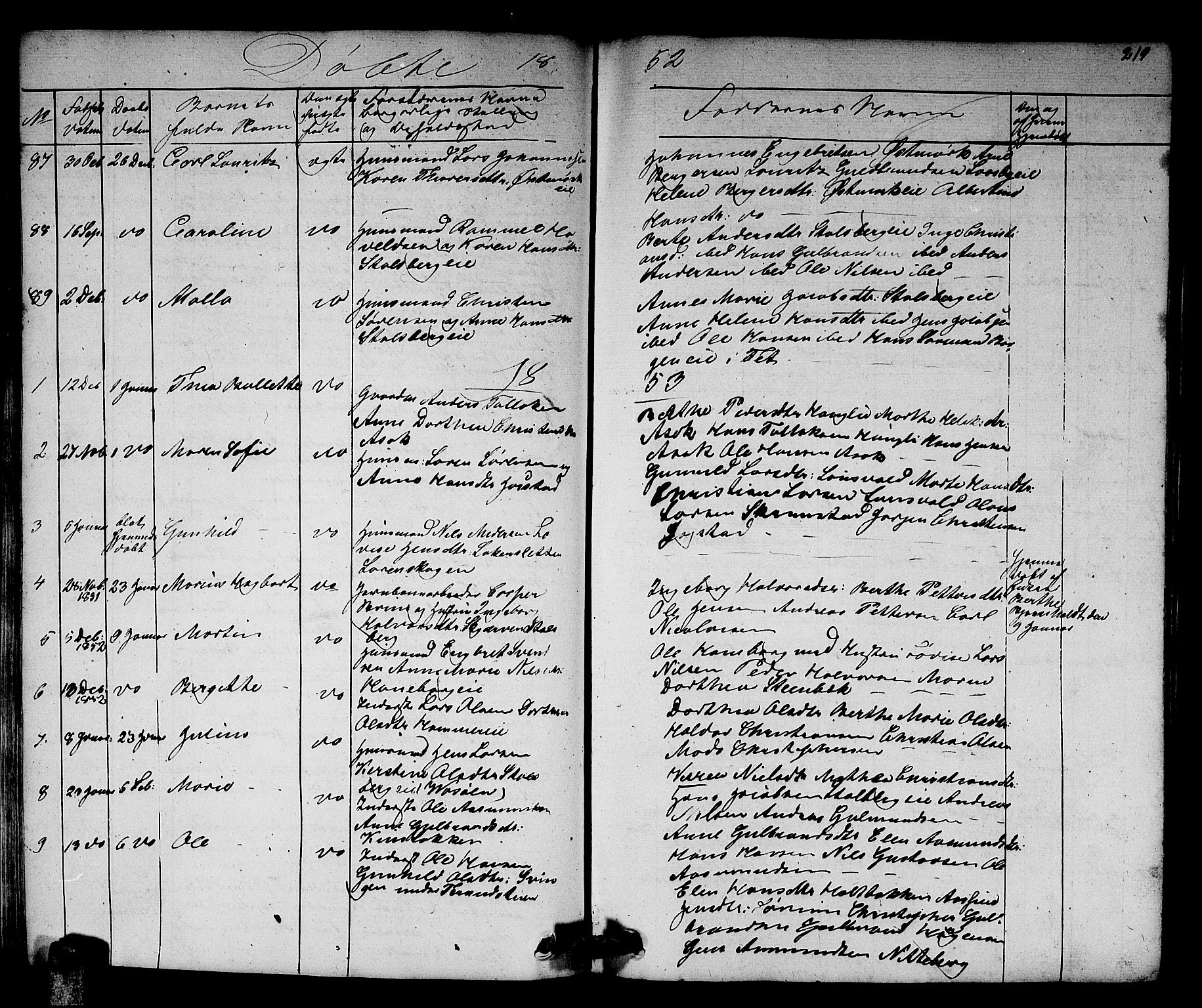 Skedsmo prestekontor Kirkebøker, AV/SAO-A-10033a/G/Ga/L0001: Parish register (copy) no. I 1, 1830-1854, p. 219