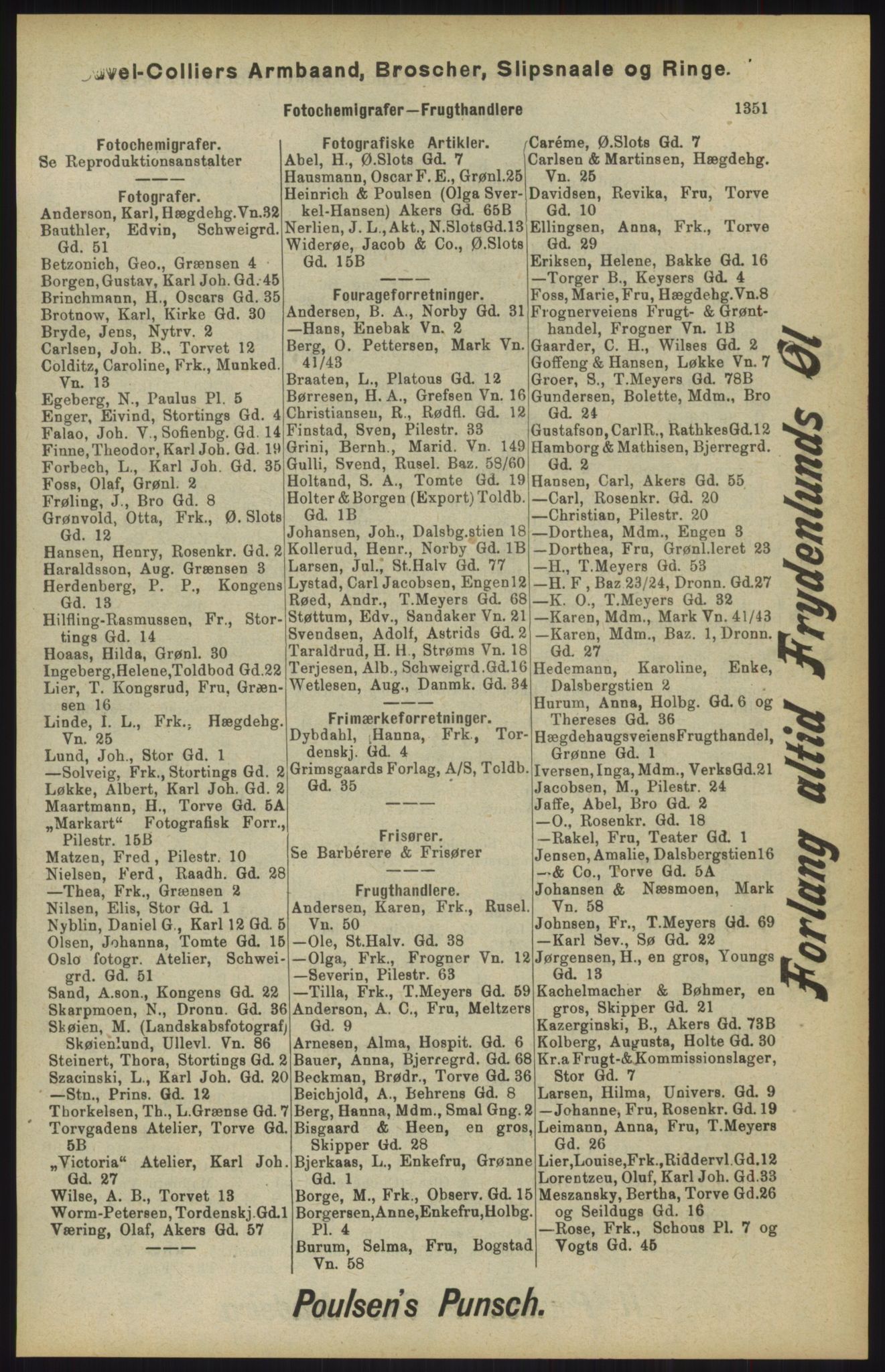 Kristiania/Oslo adressebok, PUBL/-, 1904, p. 1351