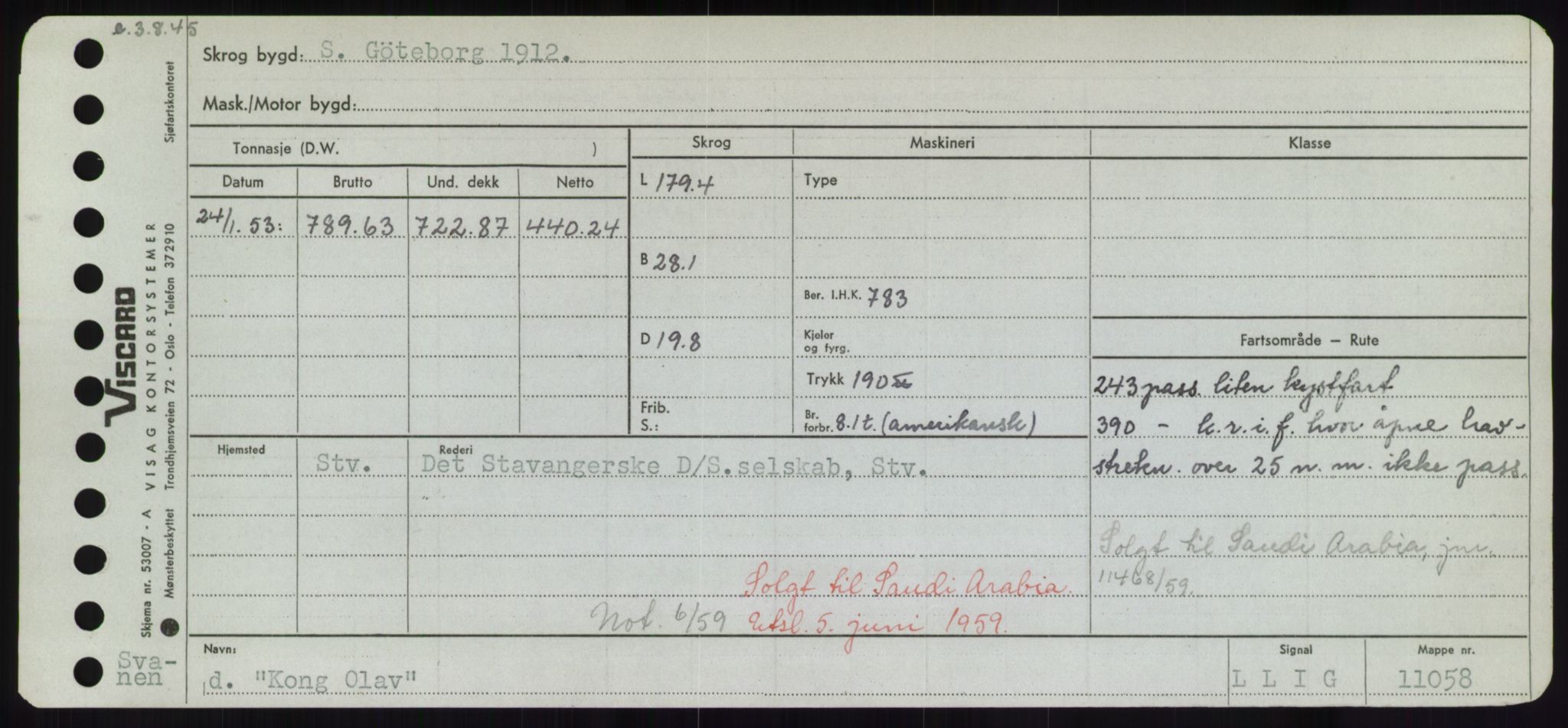 Sjøfartsdirektoratet med forløpere, Skipsmålingen, RA/S-1627/H/Hd/L0020: Fartøy, K-Kon, p. 505