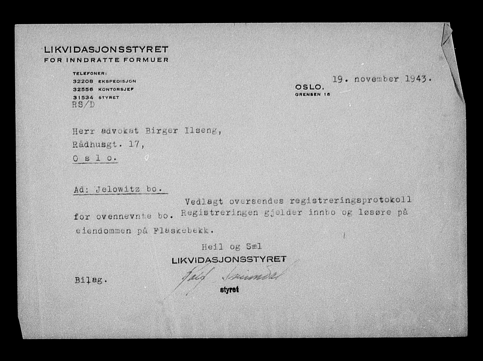 Justisdepartementet, Tilbakeføringskontoret for inndratte formuer, AV/RA-S-1564/H/Hc/Hcc/L0948: --, 1945-1947, p. 53