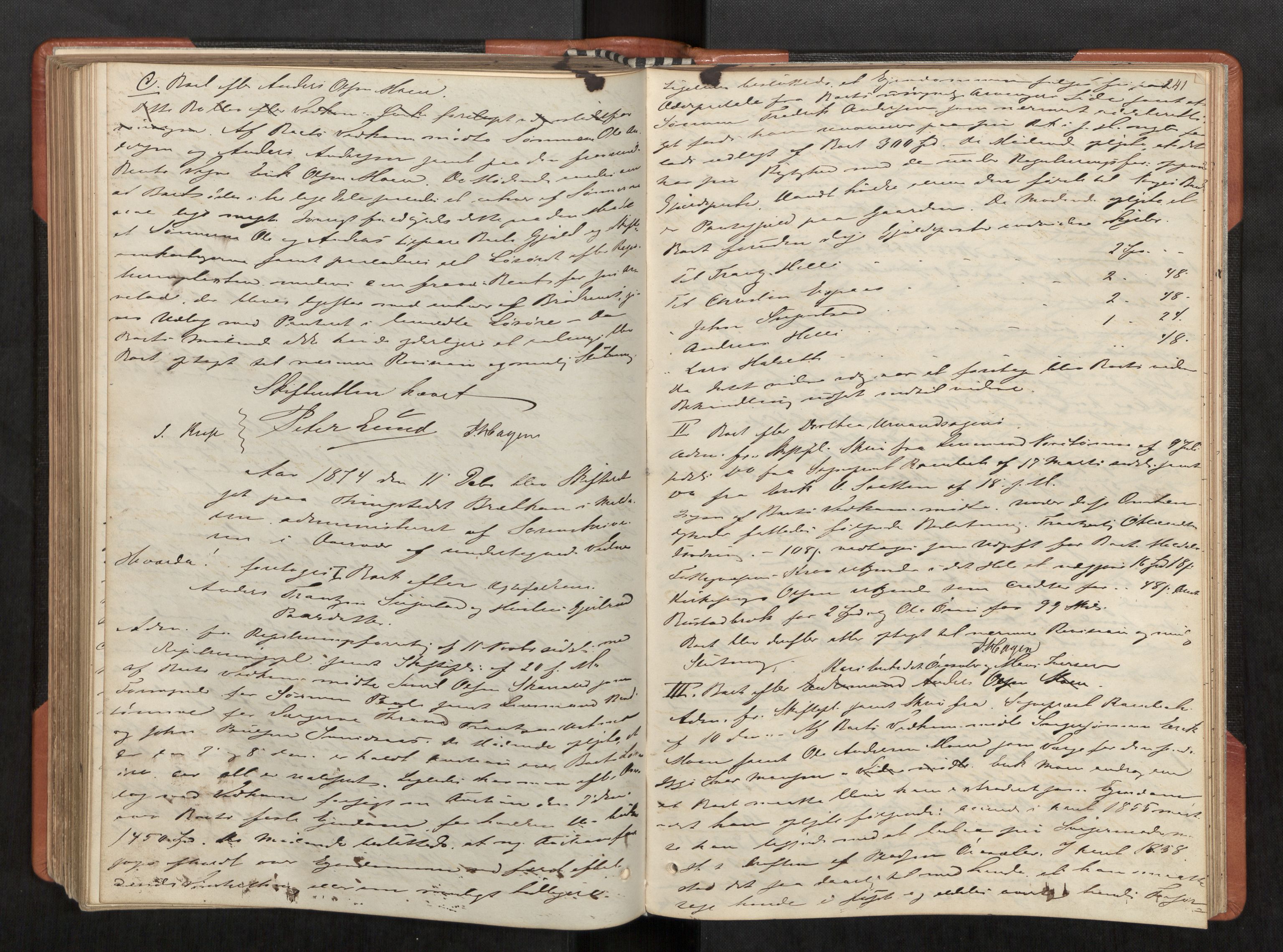Orkdal sorenskriveri, AV/SAT-A-4169/1/3/3B/L0005: Skiftebehandlingsprotokoll, 1860-1876, p. 241