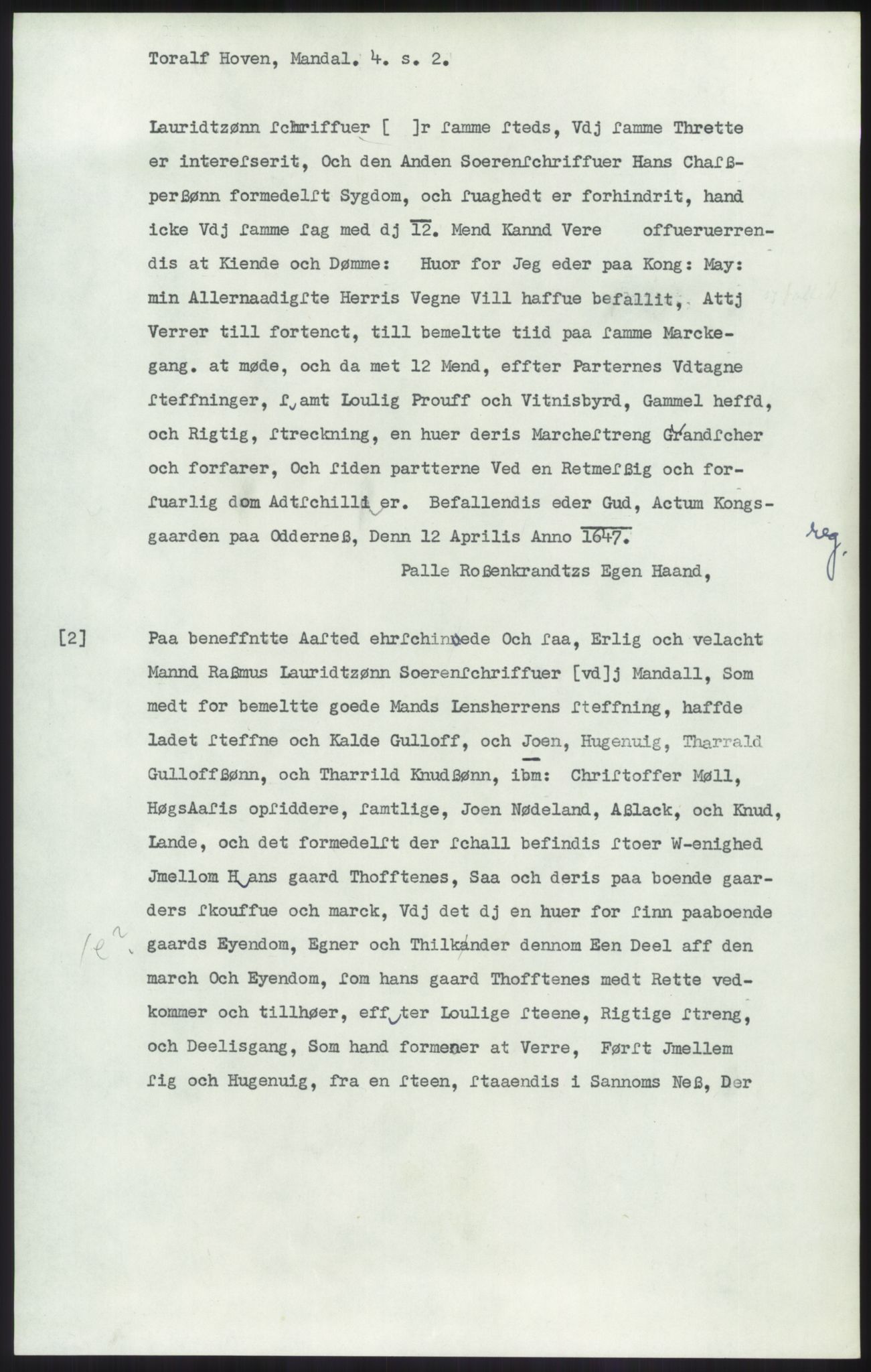 Samlinger til kildeutgivelse, Diplomavskriftsamlingen, AV/RA-EA-4053/H/Ha, p. 1692