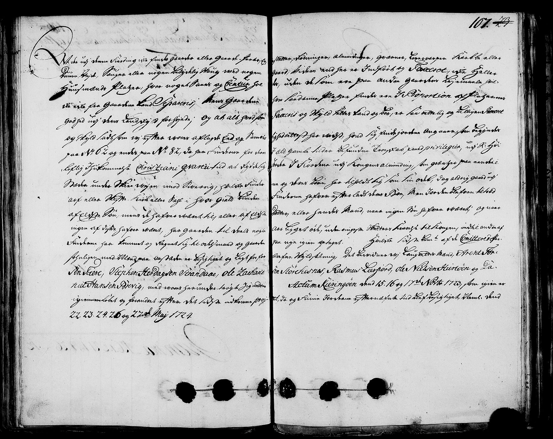 Rentekammeret inntil 1814, Realistisk ordnet avdeling, AV/RA-EA-4070/N/Nb/Nbf/L0172: Salten eksaminasjonsprotokoll, 1723, p. 110