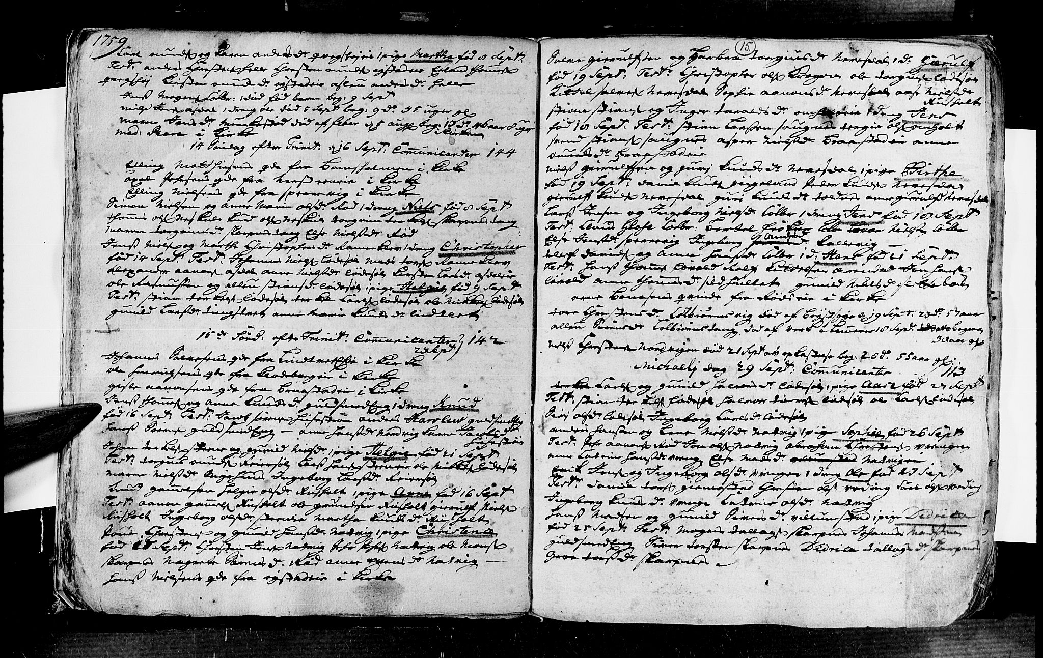 Øyestad sokneprestkontor, AV/SAK-1111-0049/F/Fa/L0006: Parish register (official) no. A 6, 1758-1776, p. 15