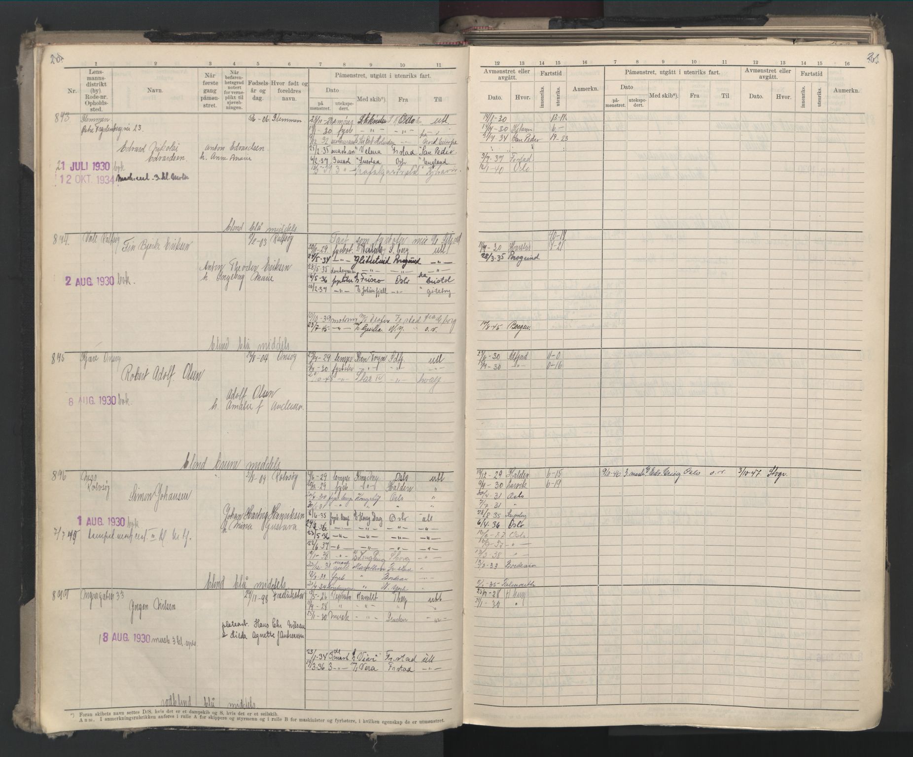 Oslo sjømannskontor, AV/SAO-A-10595/F/Fd/L0008: B-rulle, 1914, p. 20-21