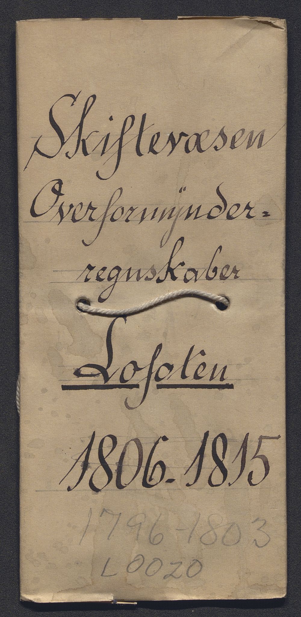 Danske Kanselli 1800-1814, AV/RA-EA-3024/K/Kk/Kkb8/L0020: Lofoten sorenskriveri, 1796-1803, p. 1