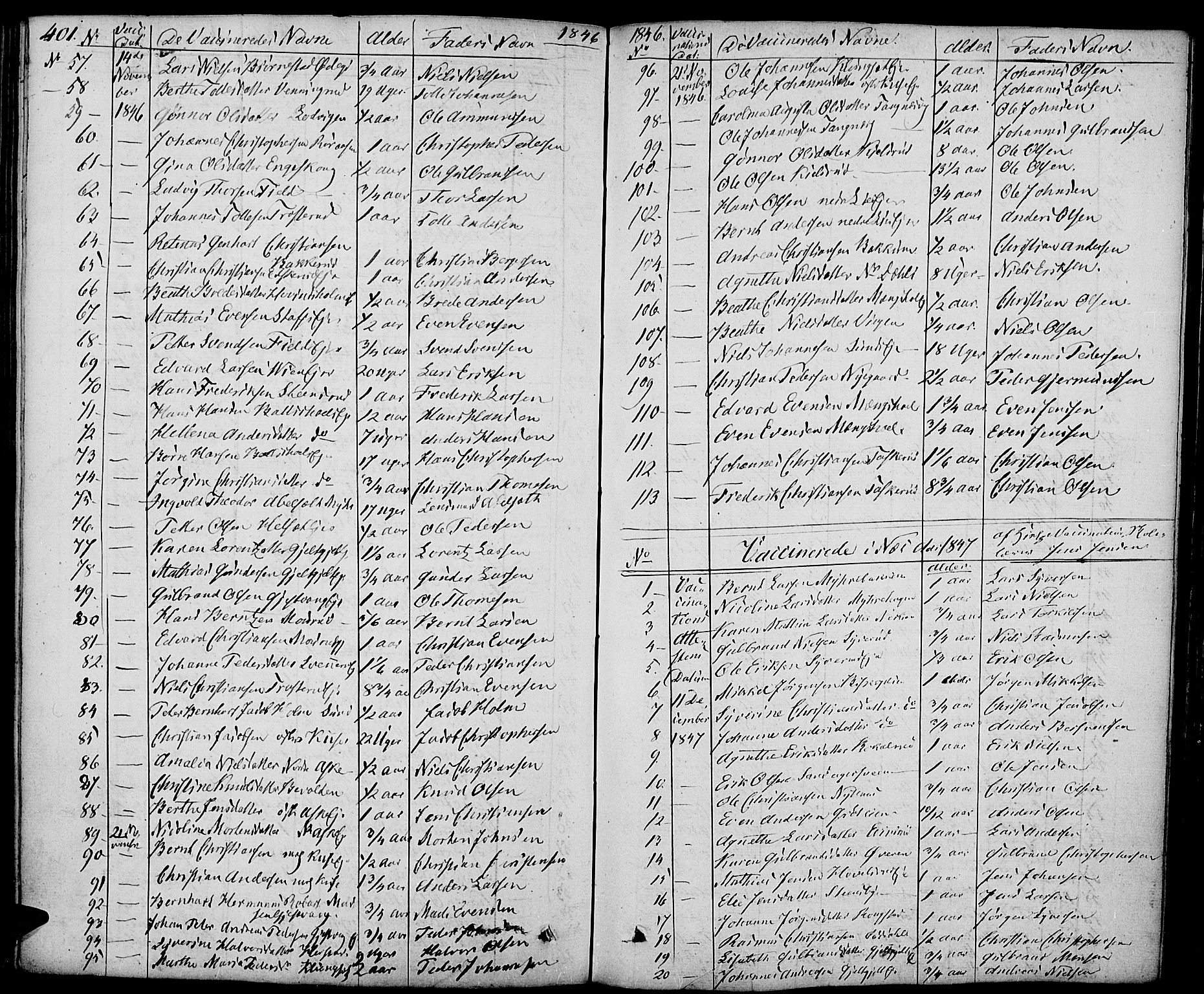 Nes prestekontor, Hedmark, SAH/PREST-020/K/Ka/L0003: Parish register (official) no. 3, 1827-1851, p. 401