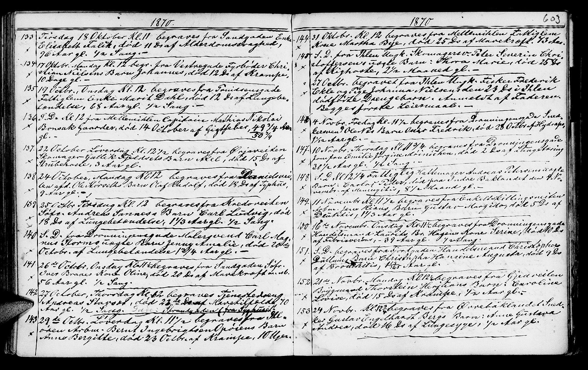 Ministerialprotokoller, klokkerbøker og fødselsregistre - Sør-Trøndelag, SAT/A-1456/602/L0140: Parish register (copy) no. 602C08, 1864-1872, p. 602-603