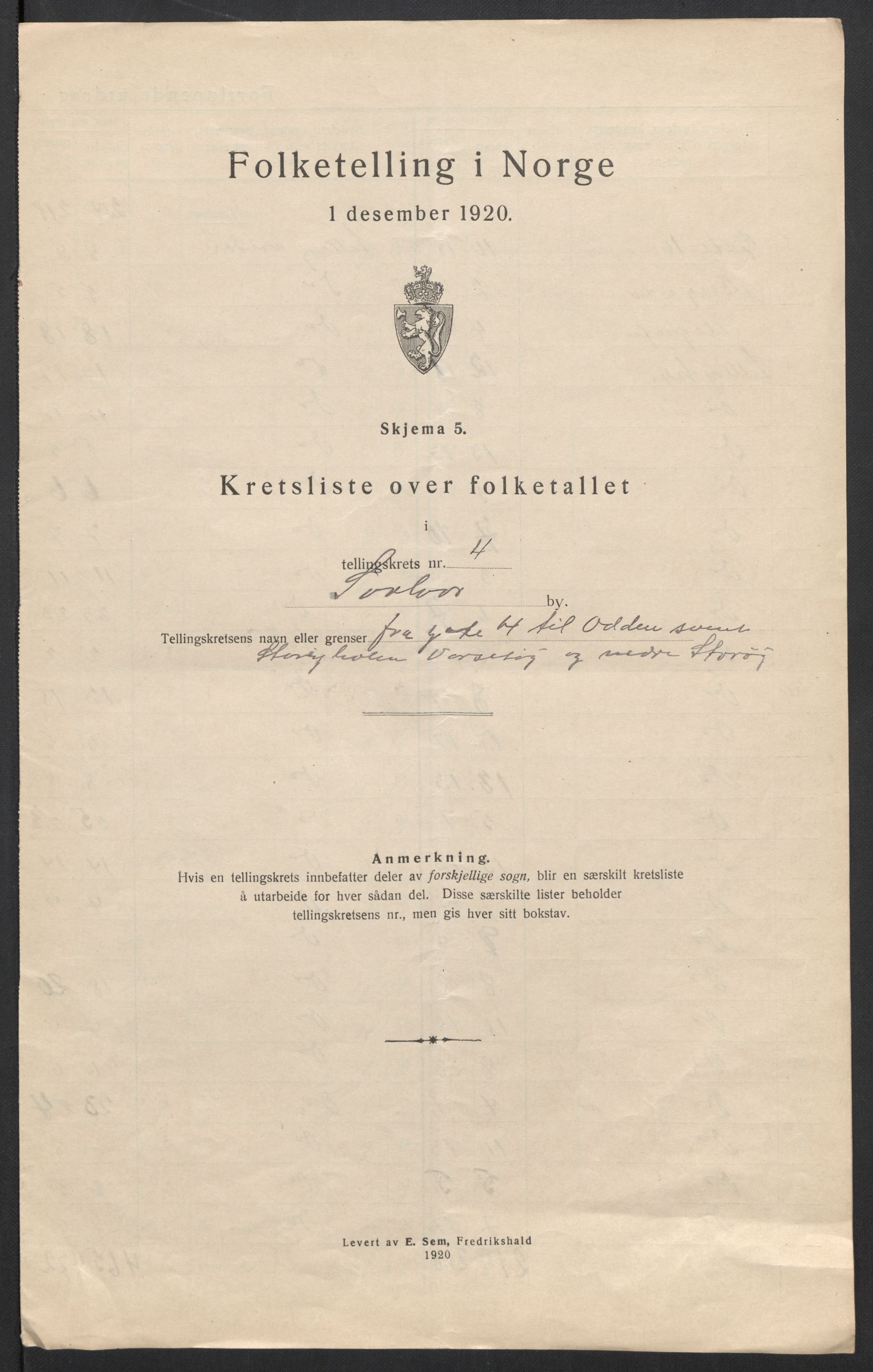 SAT, 1920 census for Svolvær, 1920, p. 15