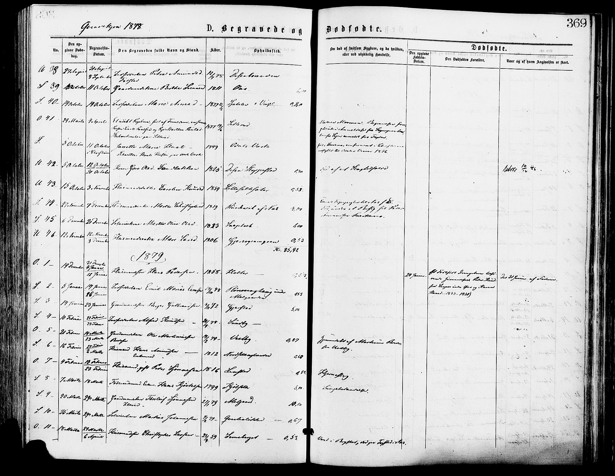 Sør-Odal prestekontor, AV/SAH-PREST-030/H/Ha/Haa/L0005: Parish register (official) no. 5, 1876-1885, p. 369