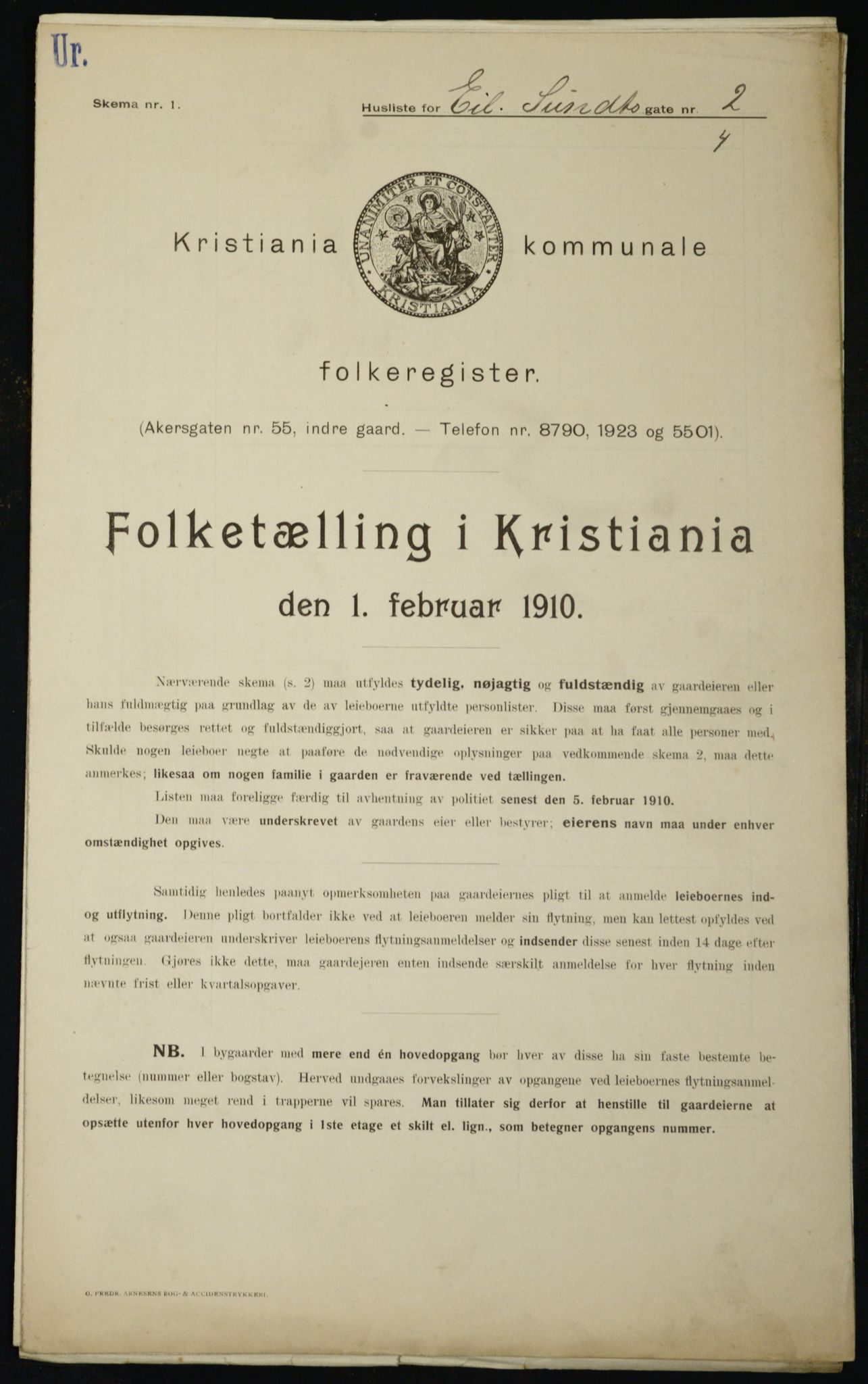 OBA, Municipal Census 1910 for Kristiania, 1910, p. 17802