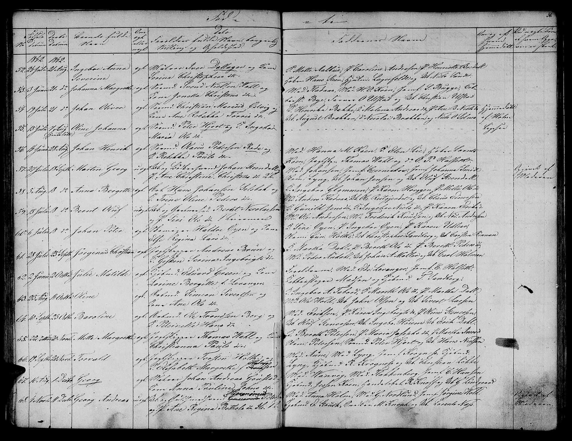 Ministerialprotokoller, klokkerbøker og fødselsregistre - Sør-Trøndelag, SAT/A-1456/604/L0182: Parish register (official) no. 604A03, 1818-1850, p. 36