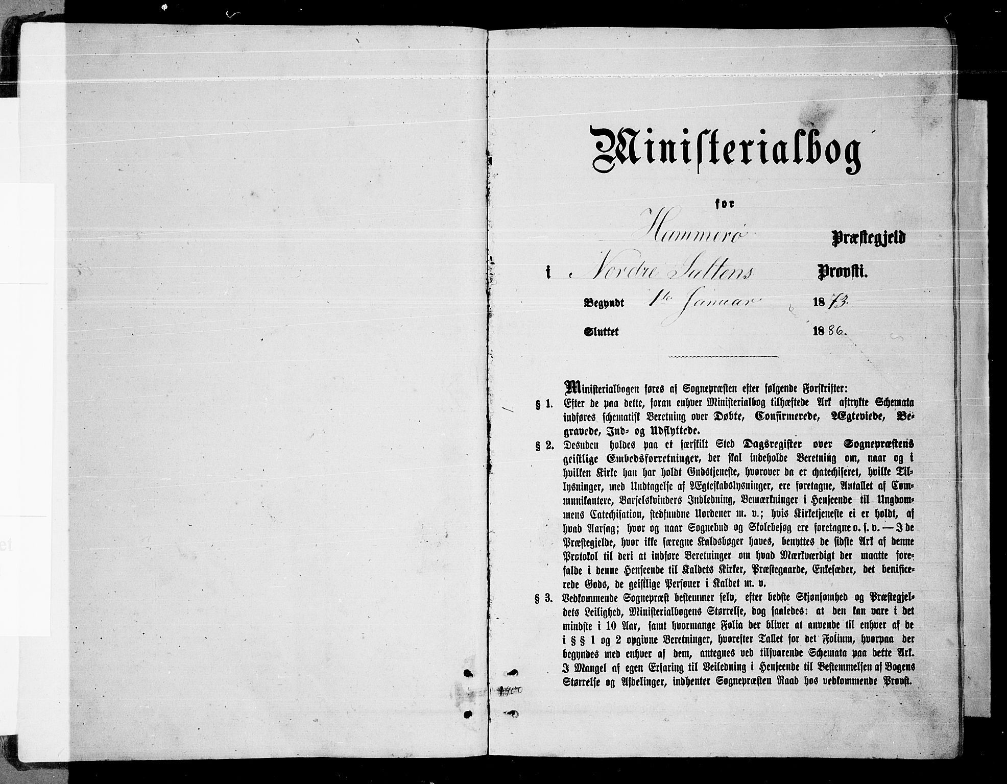 Ministerialprotokoller, klokkerbøker og fødselsregistre - Nordland, SAT/A-1459/859/L0858: Parish register (copy) no. 859C04, 1873-1886