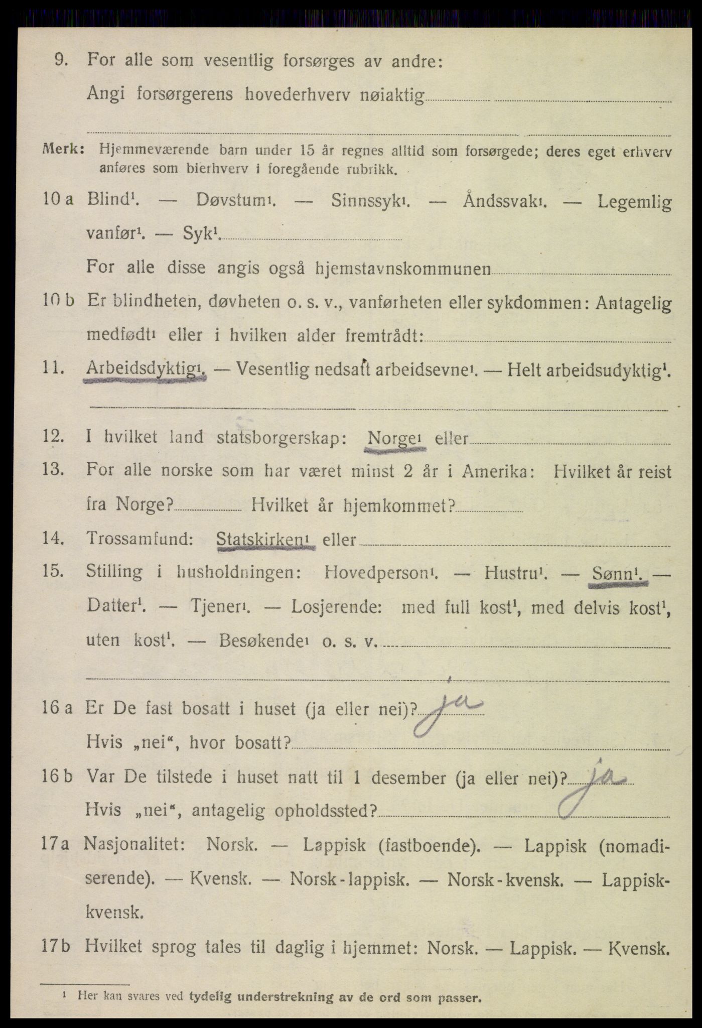 SAT, 1920 census for Stjørdal, 1920, p. 8279