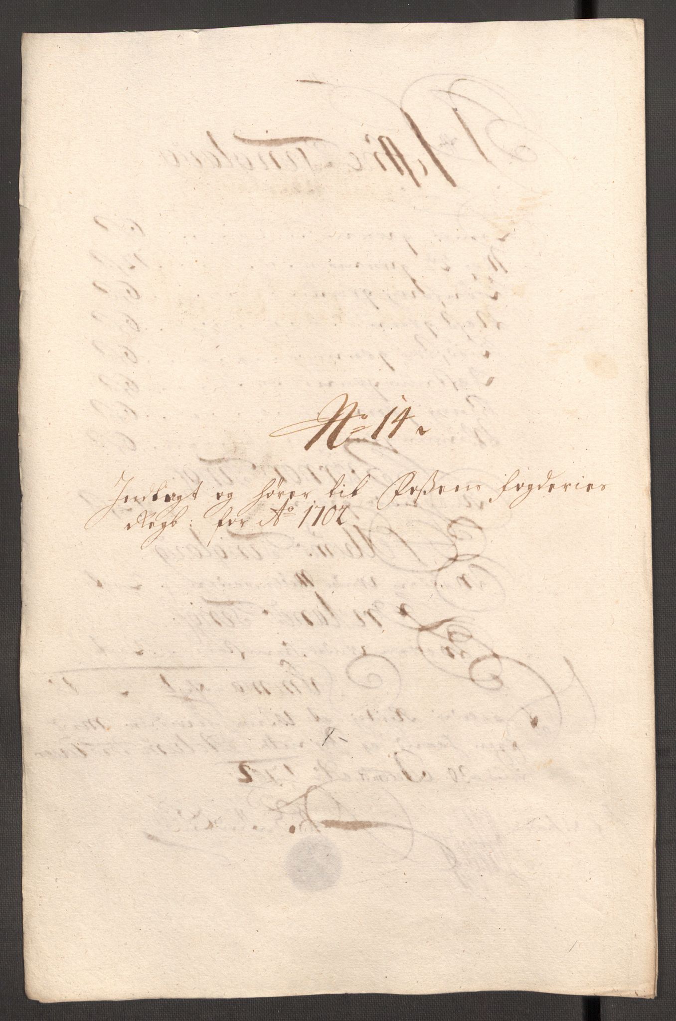 Rentekammeret inntil 1814, Reviderte regnskaper, Fogderegnskap, AV/RA-EA-4092/R57/L3855: Fogderegnskap Fosen, 1702-1703, p. 151