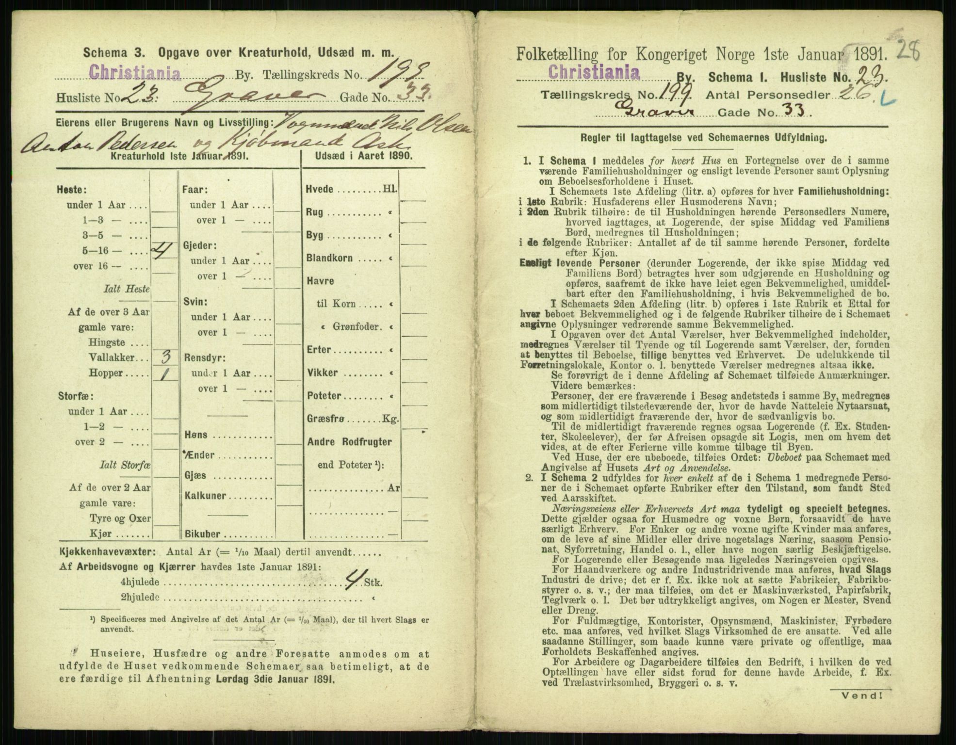 RA, 1891 census for 0301 Kristiania, 1891, p. 119730