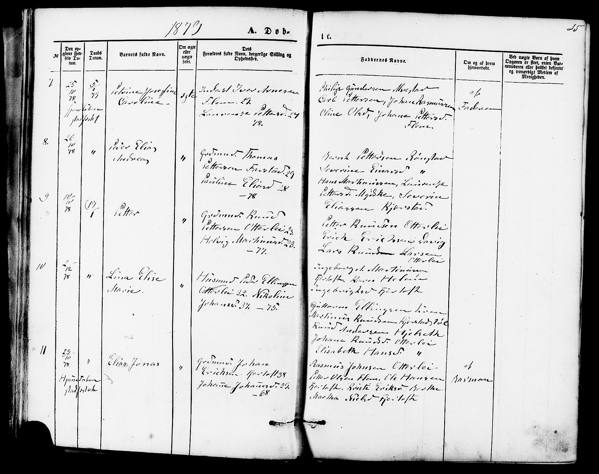 Ministerialprotokoller, klokkerbøker og fødselsregistre - Møre og Romsdal, AV/SAT-A-1454/536/L0500: Parish register (official) no. 536A09, 1876-1889, p. 35