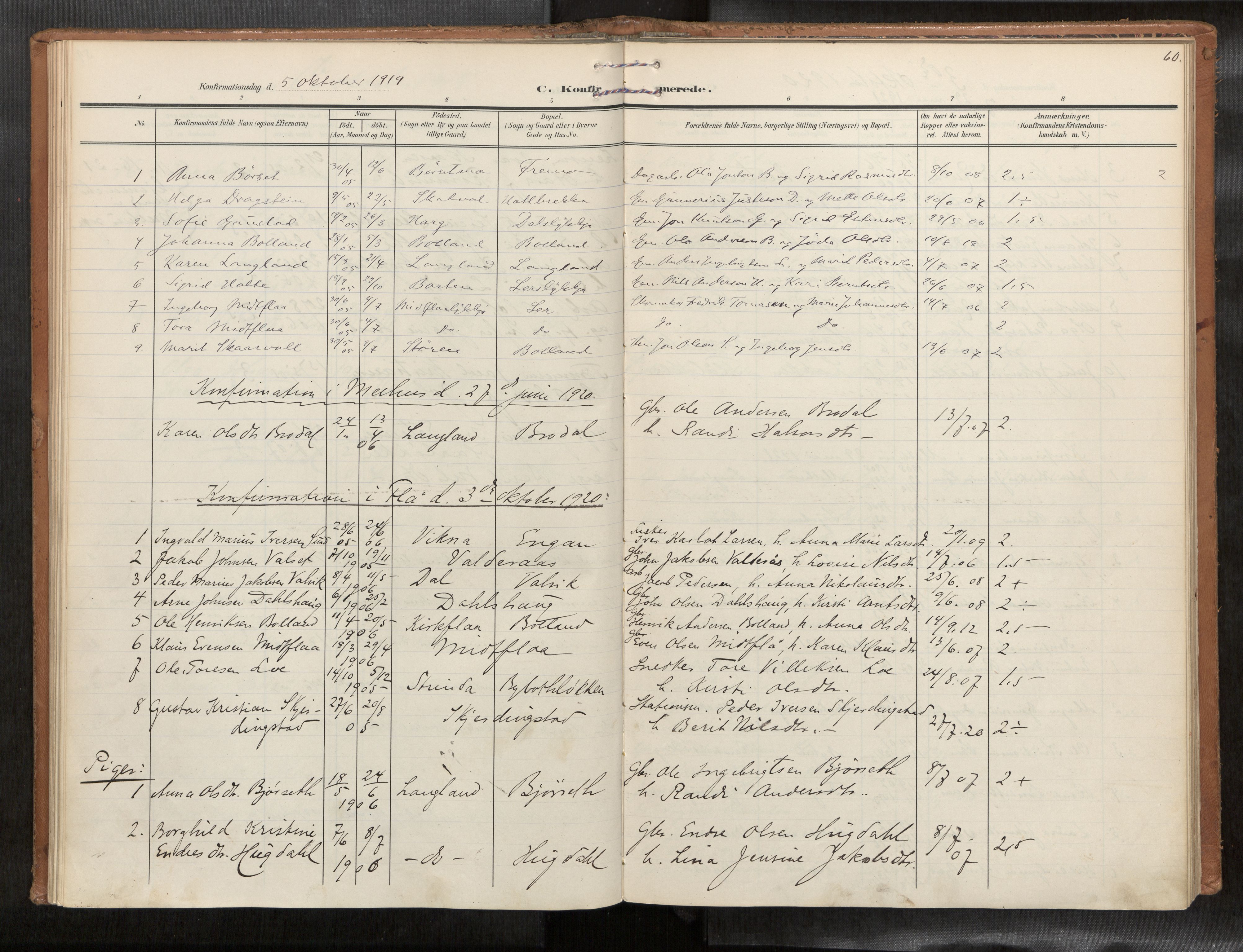 Ministerialprotokoller, klokkerbøker og fødselsregistre - Sør-Trøndelag, SAT/A-1456/693/L1119b: Parish register (official) no. 693A02, 1906-1936, p. 60