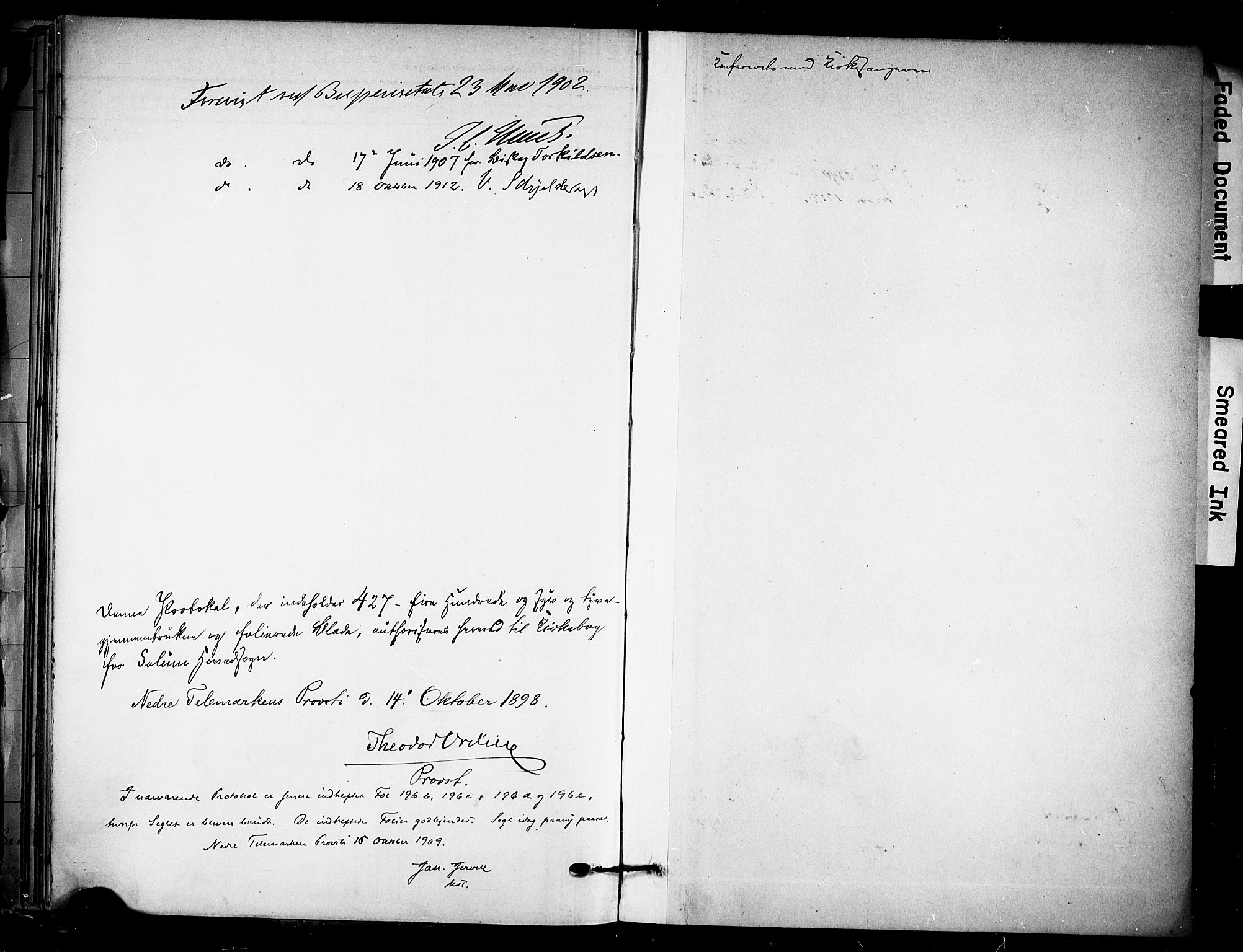 Solum kirkebøker, SAKO/A-306/F/Fa/L0011: Parish register (official) no. I 11, 1898-1909