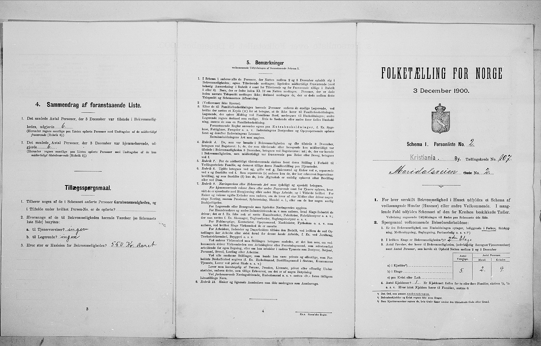 SAO, 1900 census for Kristiania, 1900, p. 55026