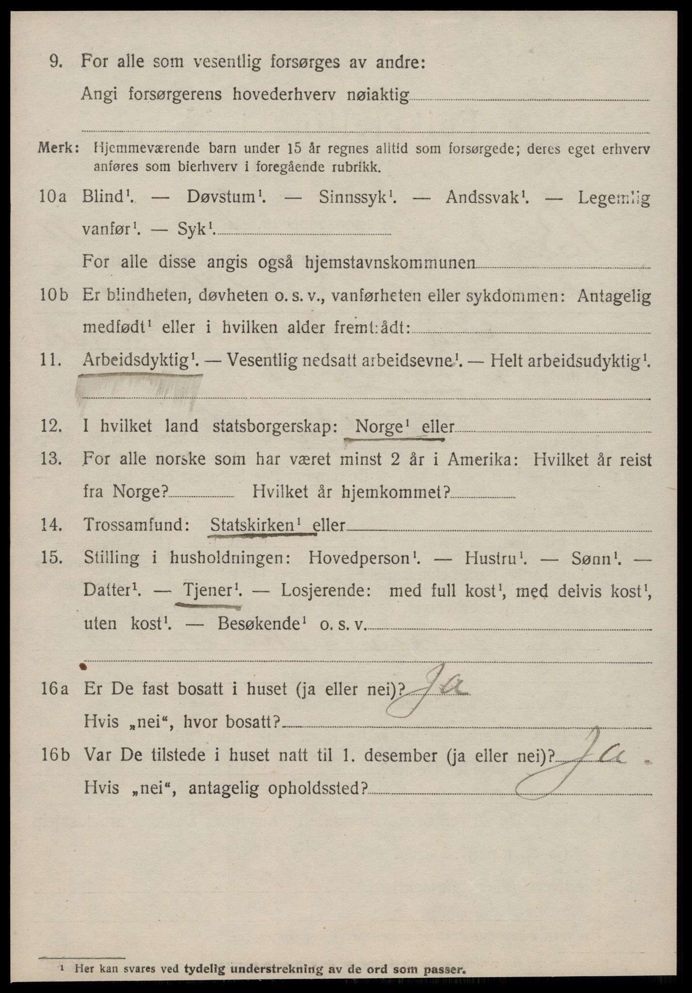 SAT, 1920 census for Bolsøy, 1920, p. 7144