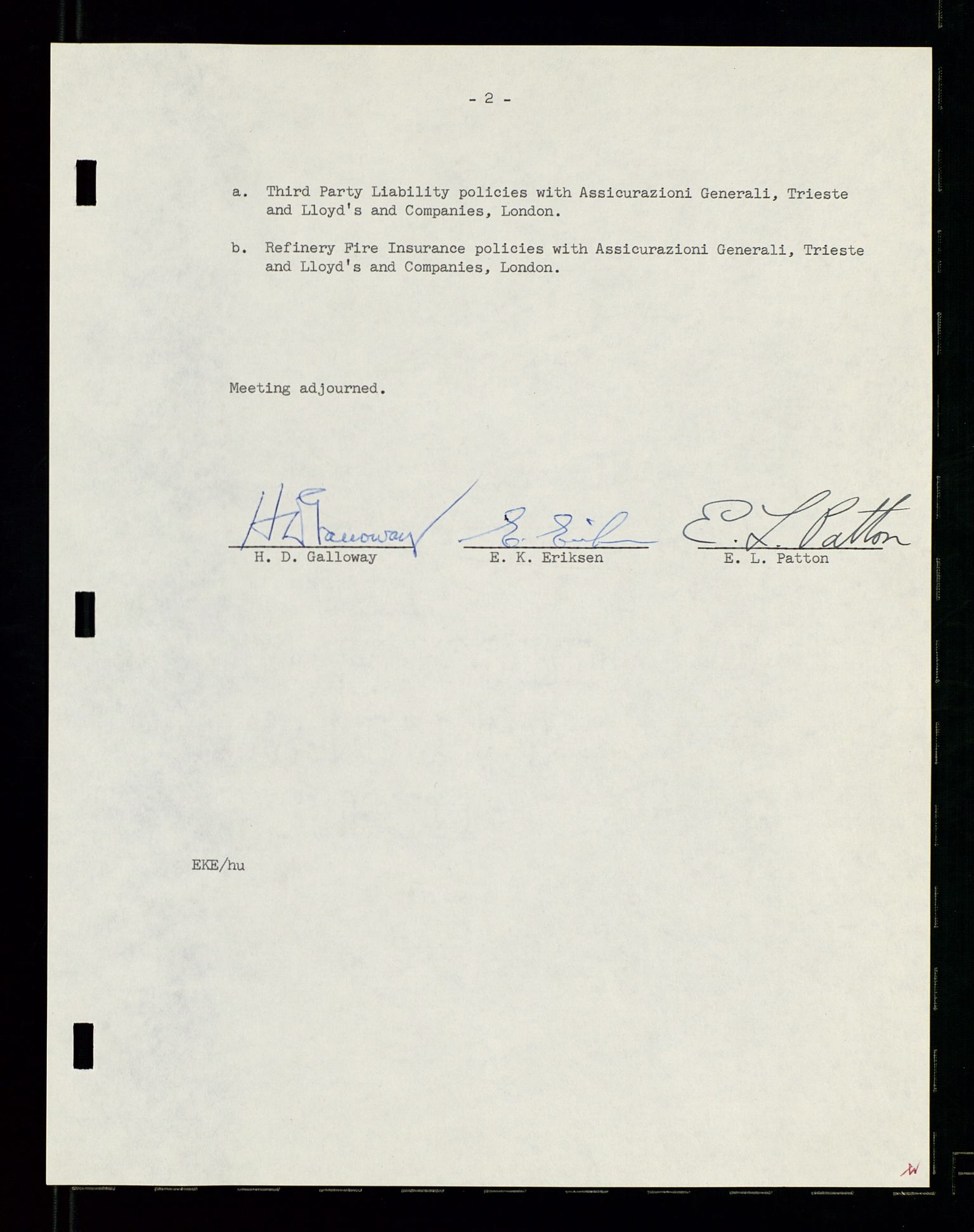 PA 1537 - A/S Essoraffineriet Norge, AV/SAST-A-101957/A/Aa/L0001/0002: Styremøter / Shareholder meetings, board meetings, by laws (vedtekter), 1957-1960, p. 100