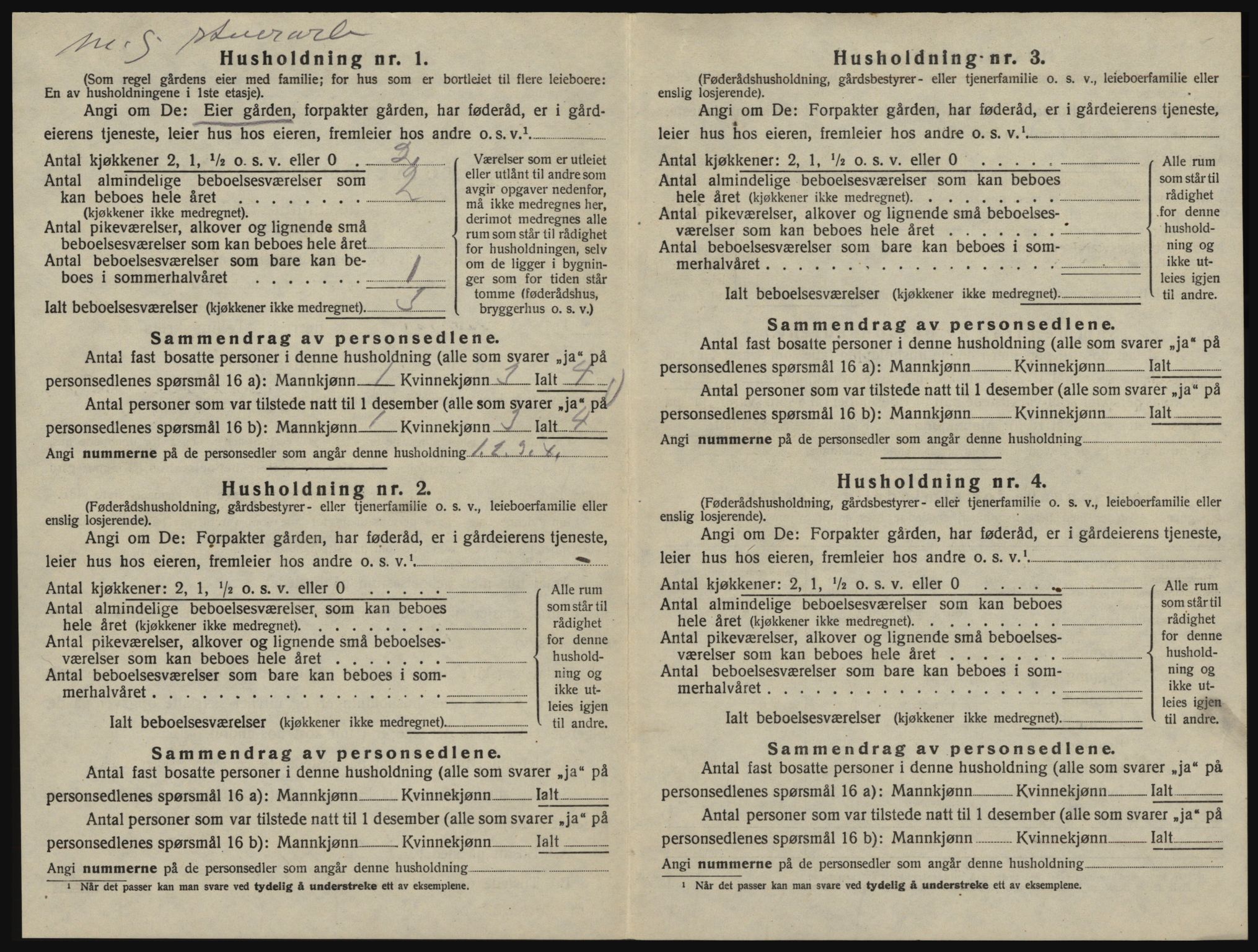 SAO, 1920 census for Glemmen, 1920, p. 2072