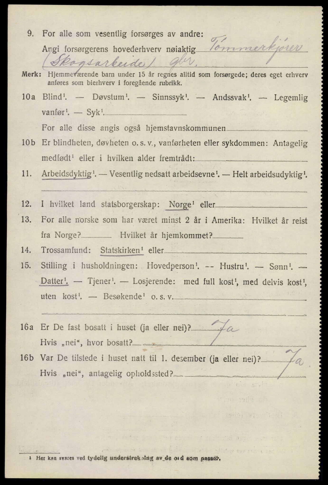 SAO, 1920 census for Hurdal, 1920, p. 3813