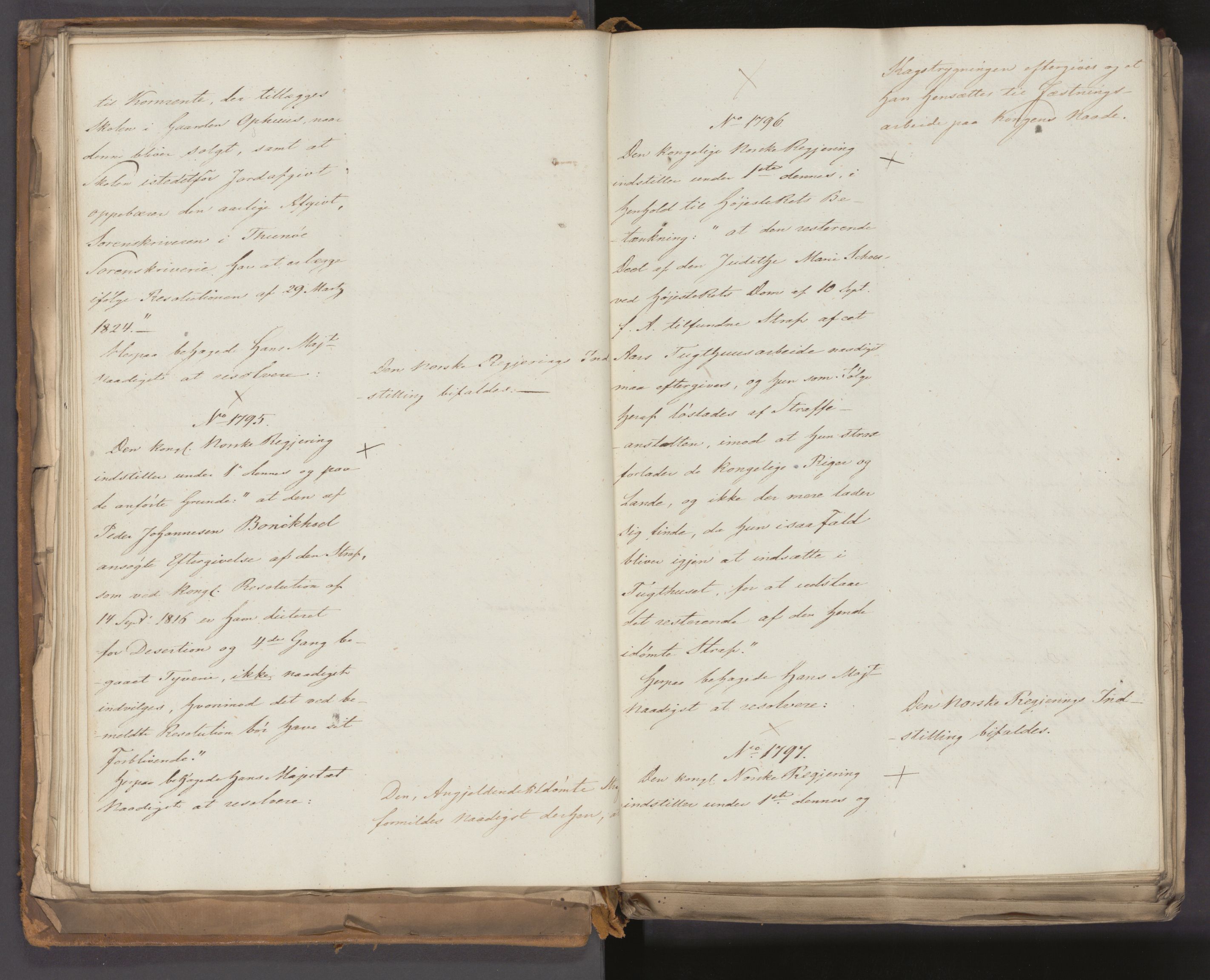 Statsrådssekretariatet, AV/RA-S-1001/A/Ab/L0019: Kgl. res. nr. 1753-2274, 2. halvår, 1824