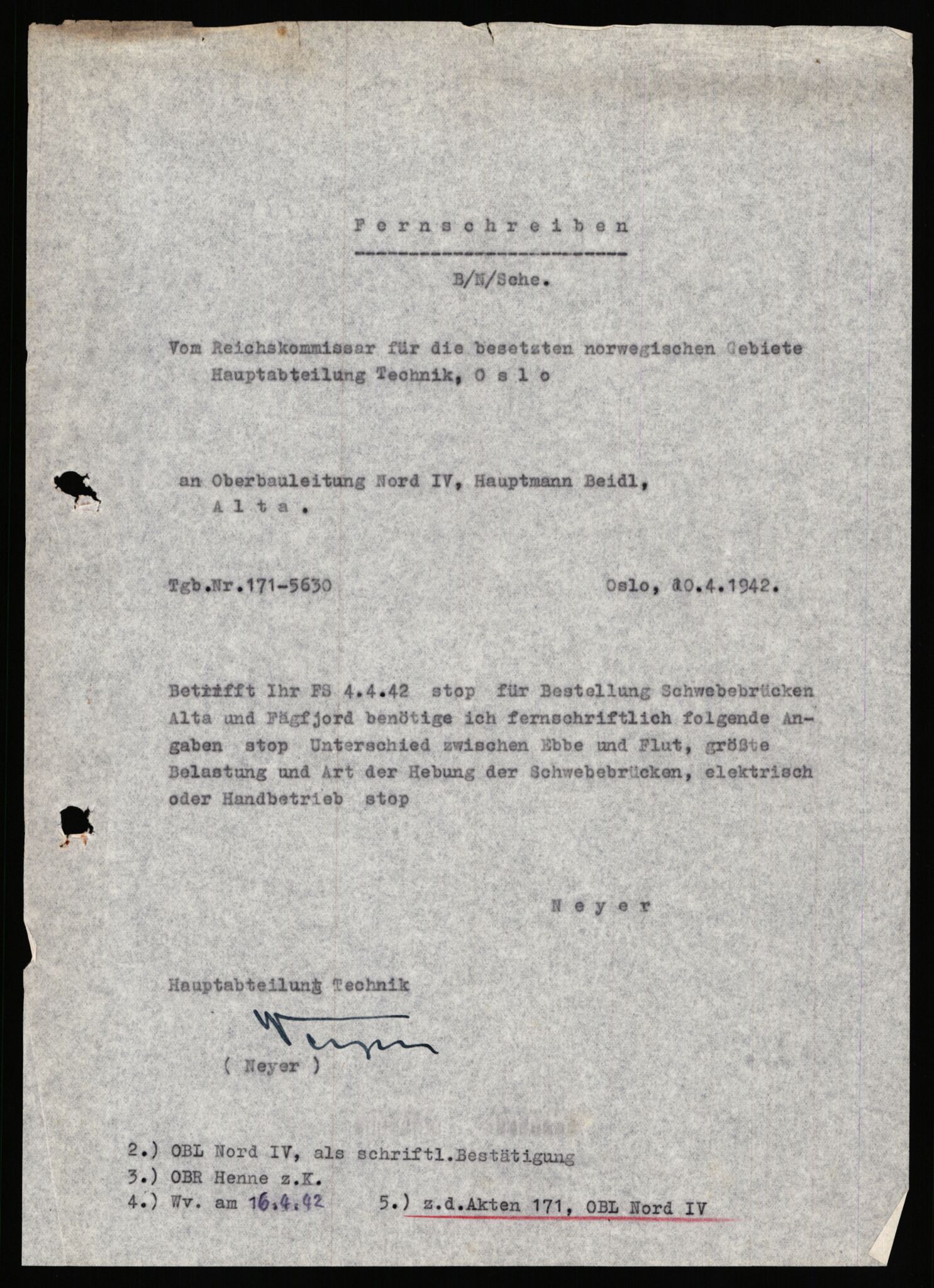 Tyske arkiver, Organisation Todt (OT), Einsatzgruppe Wiking, AV/RA-RAFA-2188/1/E/E2/E2d/L0023: Fähren und Anlegen, 1942-1944, p. 186